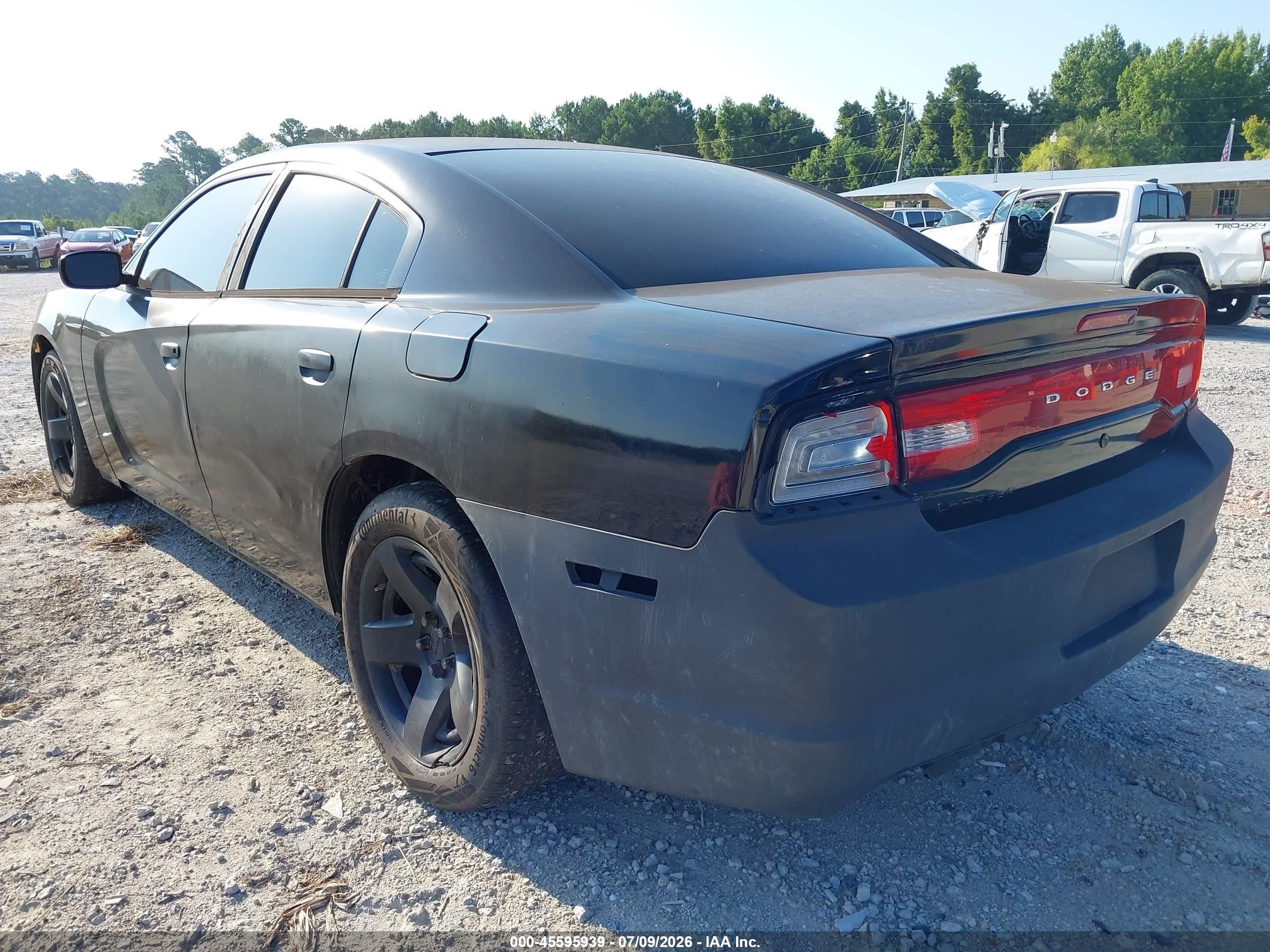 2012 Dodge Charger Police Black vin: 2C3CDXAT7CH282516