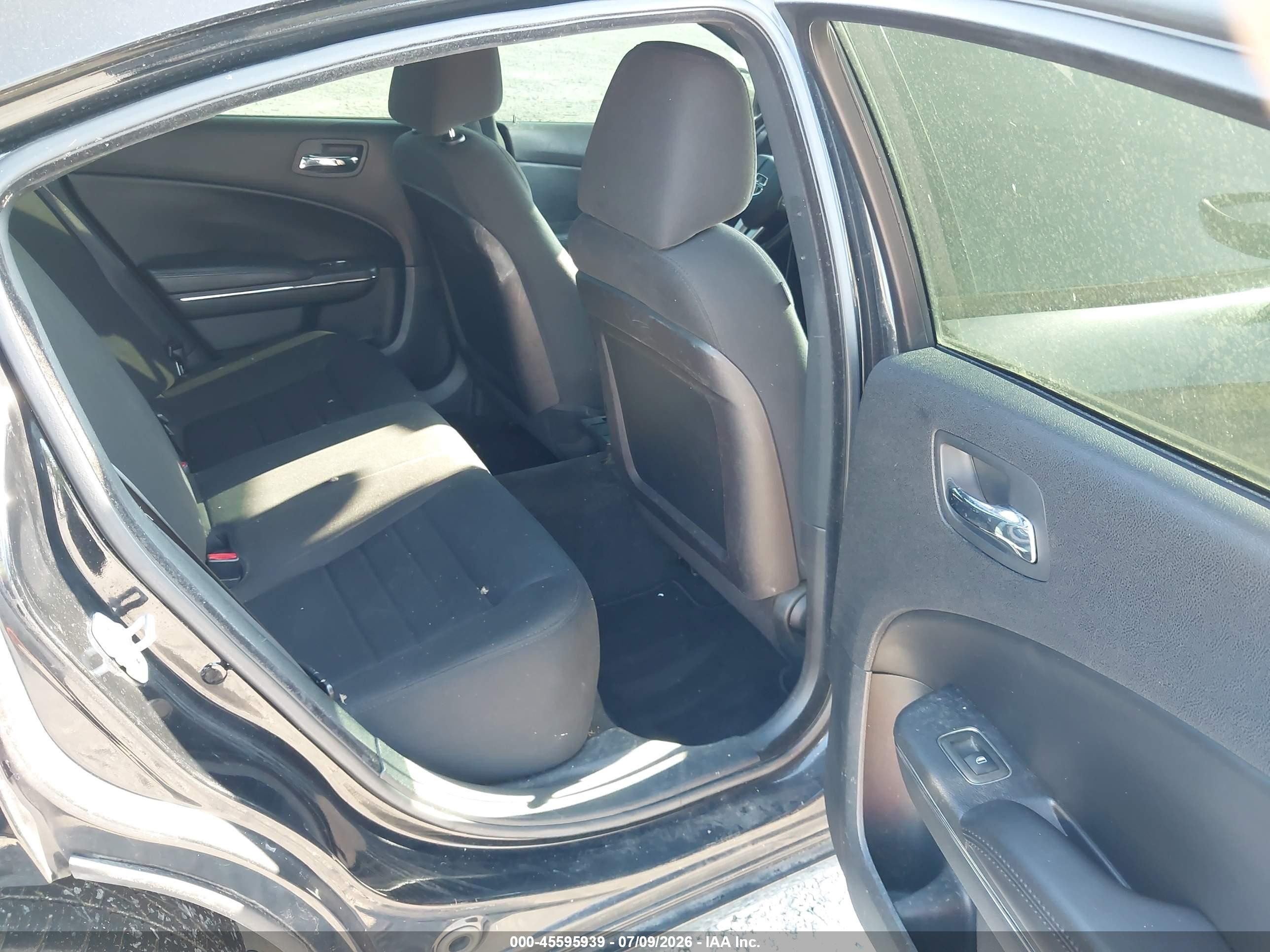 2012 Dodge Charger Police Black vin: 2C3CDXAT7CH282516