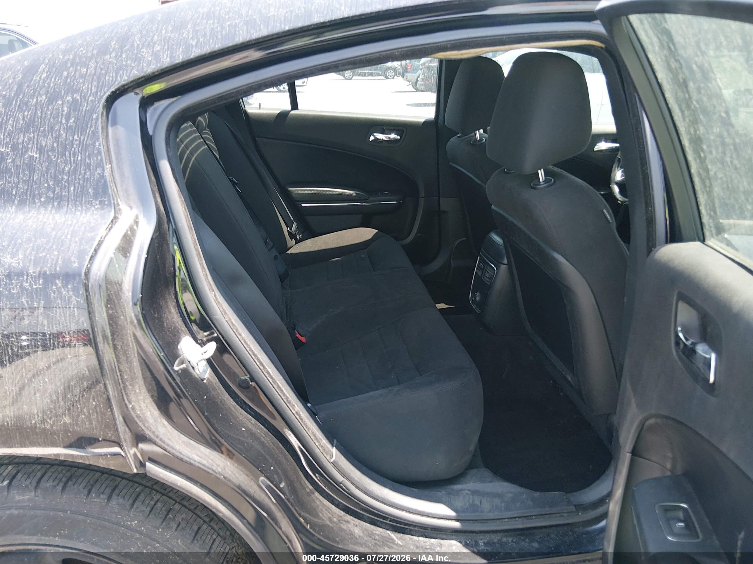 2013 Dodge Charger Police Black vin: 2C3CDXAT7DH643731
