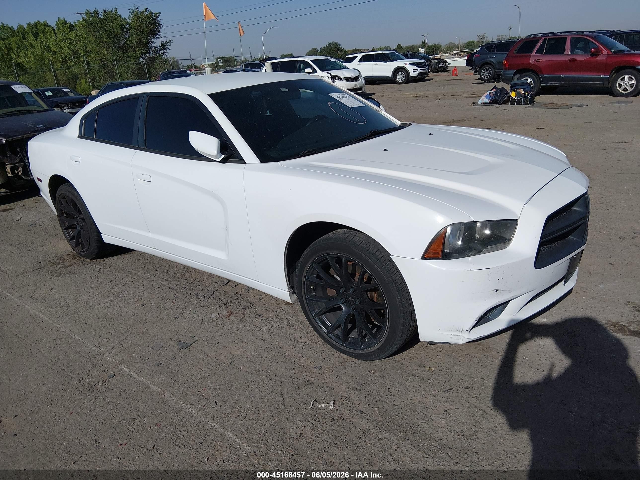 2014 Dodge Charger Police Белый vin: 2C3CDXAT7EH186727