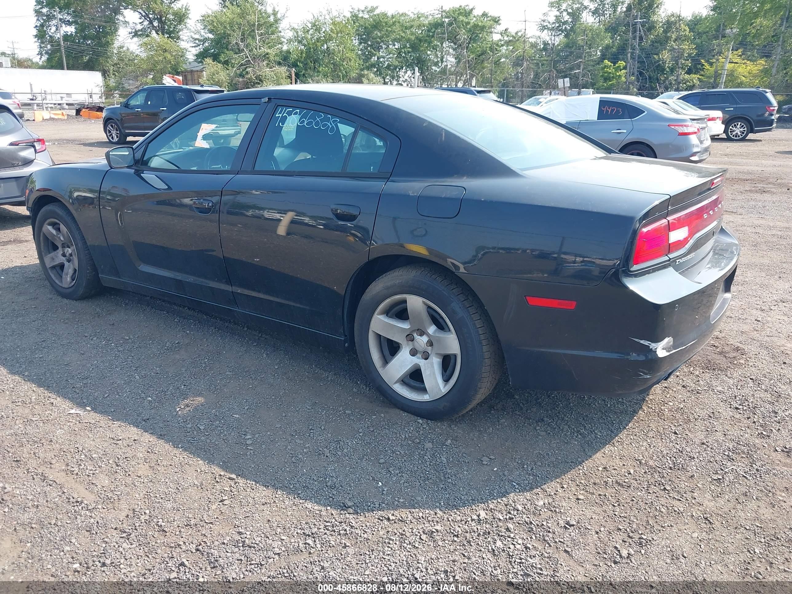 2014 Dodge Charger Police Black vin: 2C3CDXAT7EH279473