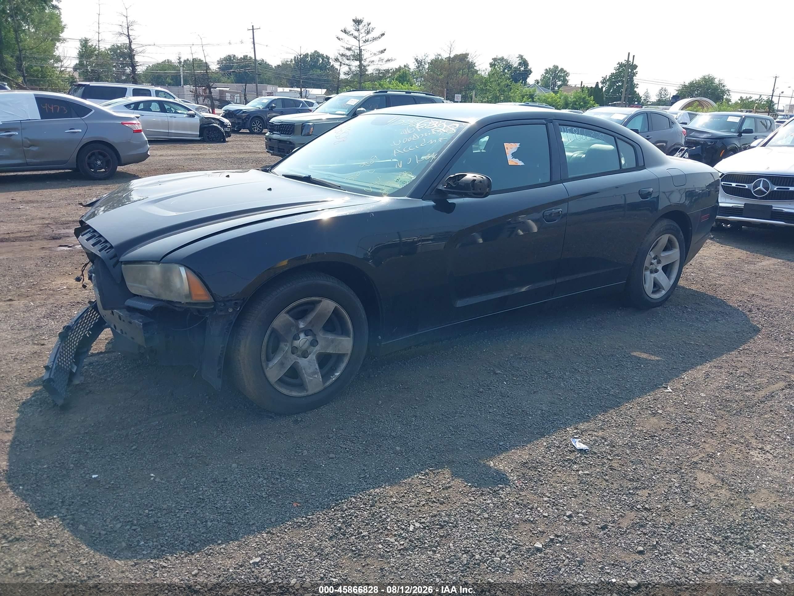 2014 Dodge Charger Police Black vin: 2C3CDXAT7EH279473