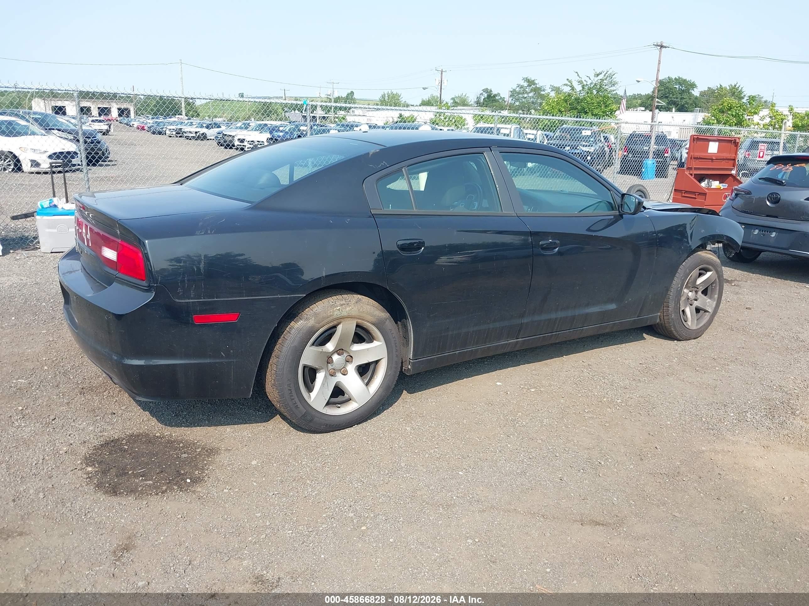 2014 Dodge Charger Police Black vin: 2C3CDXAT7EH279473