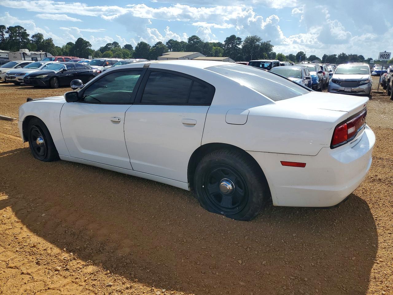 2014 Dodge Charger Police White vin: 2C3CDXAT7EH368119