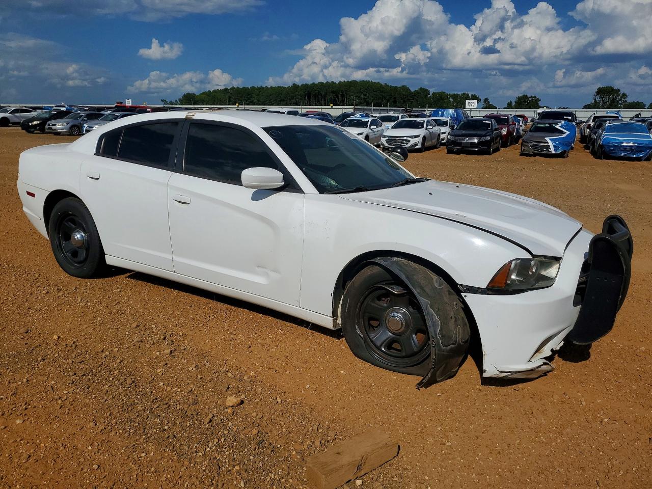 2014 Dodge Charger Police White vin: 2C3CDXAT7EH368119