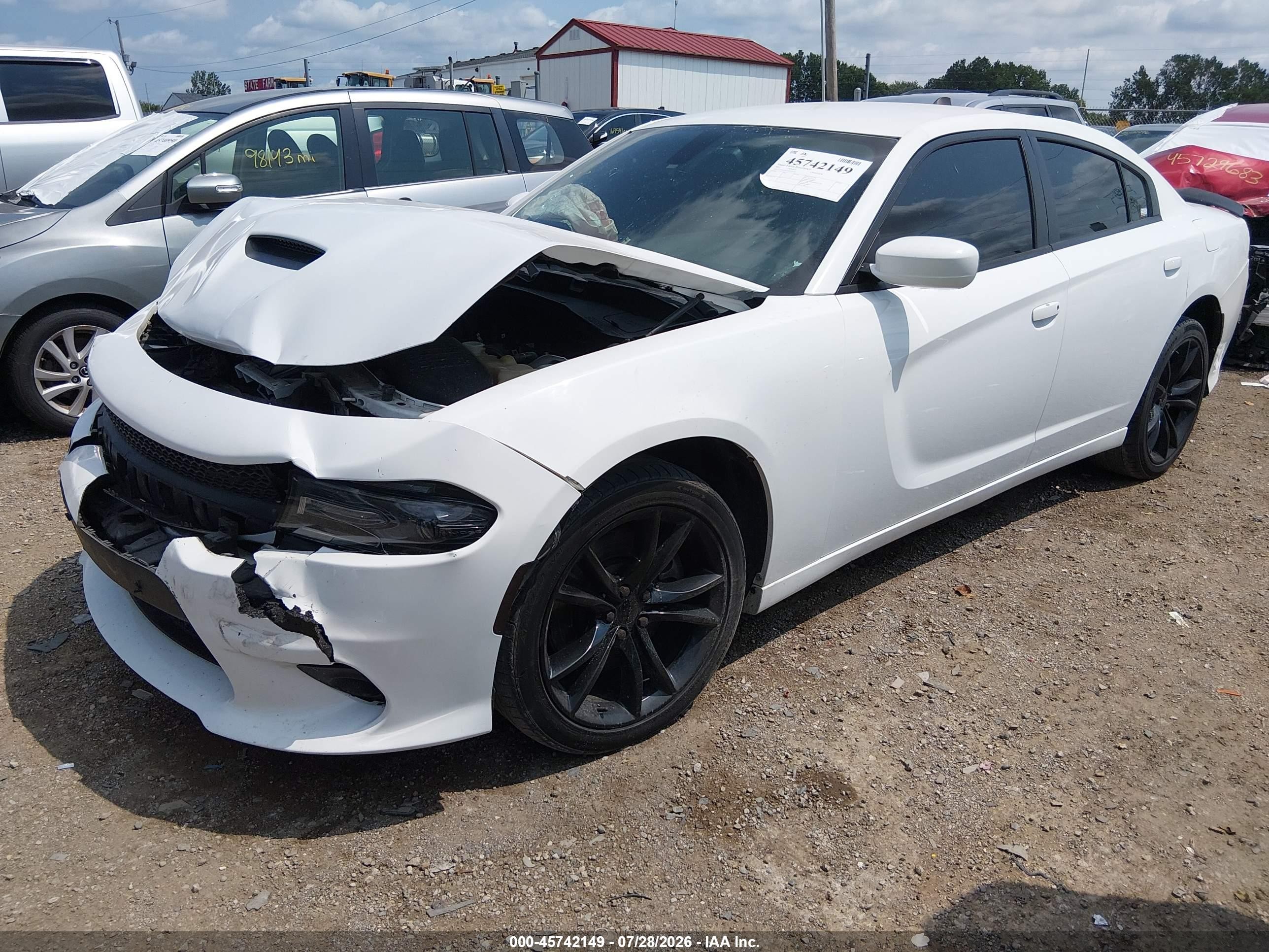2015 Dodge Charger Police White vin: 2C3CDXAT7FH772345