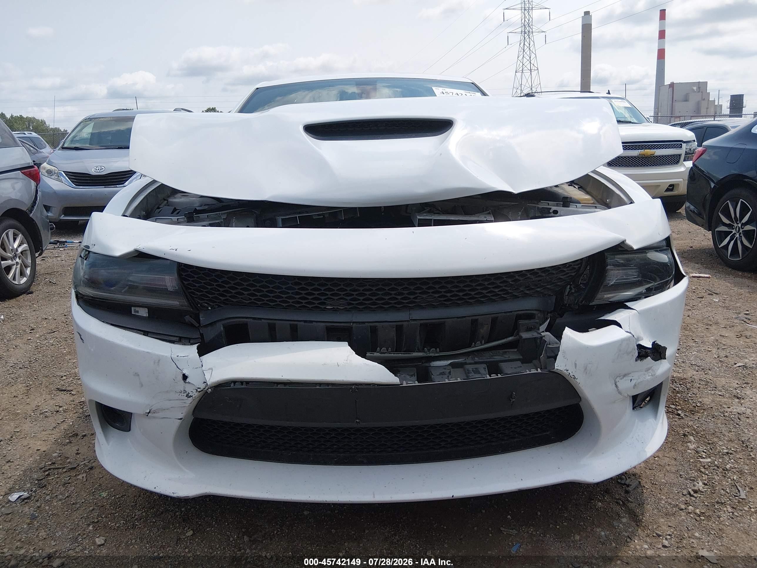 2015 Dodge Charger Police White vin: 2C3CDXAT7FH772345