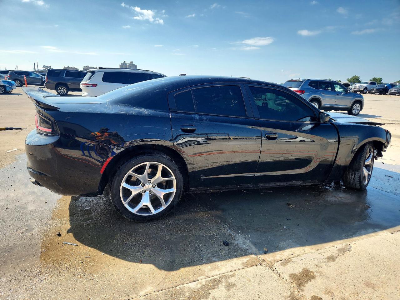 2015 Dodge Charger Police Black vin: 2C3CDXAT7FH777111