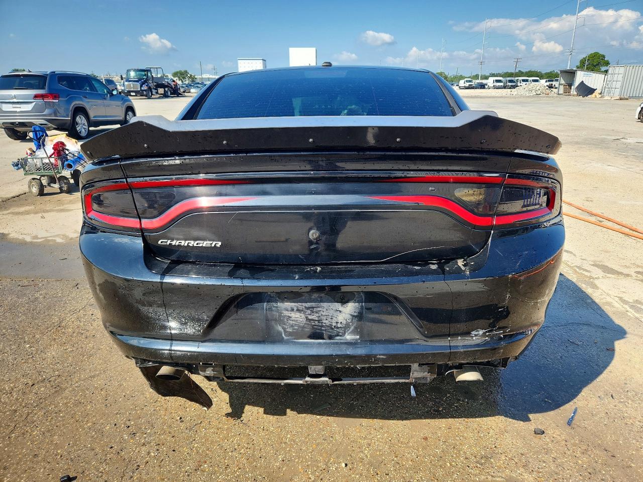 2015 Dodge Charger Police Black vin: 2C3CDXAT7FH777111