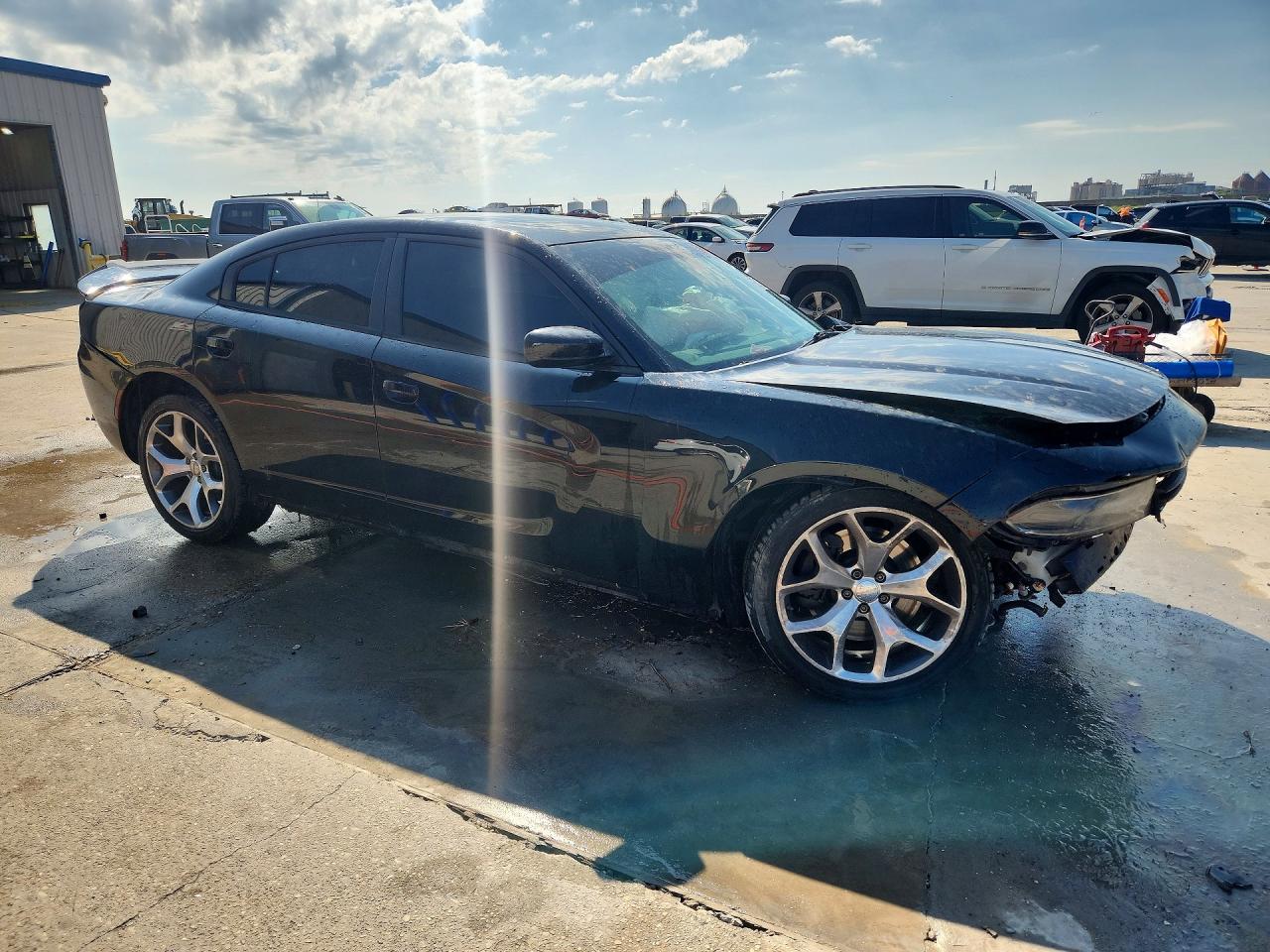 2015 Dodge Charger Police Black vin: 2C3CDXAT7FH777111