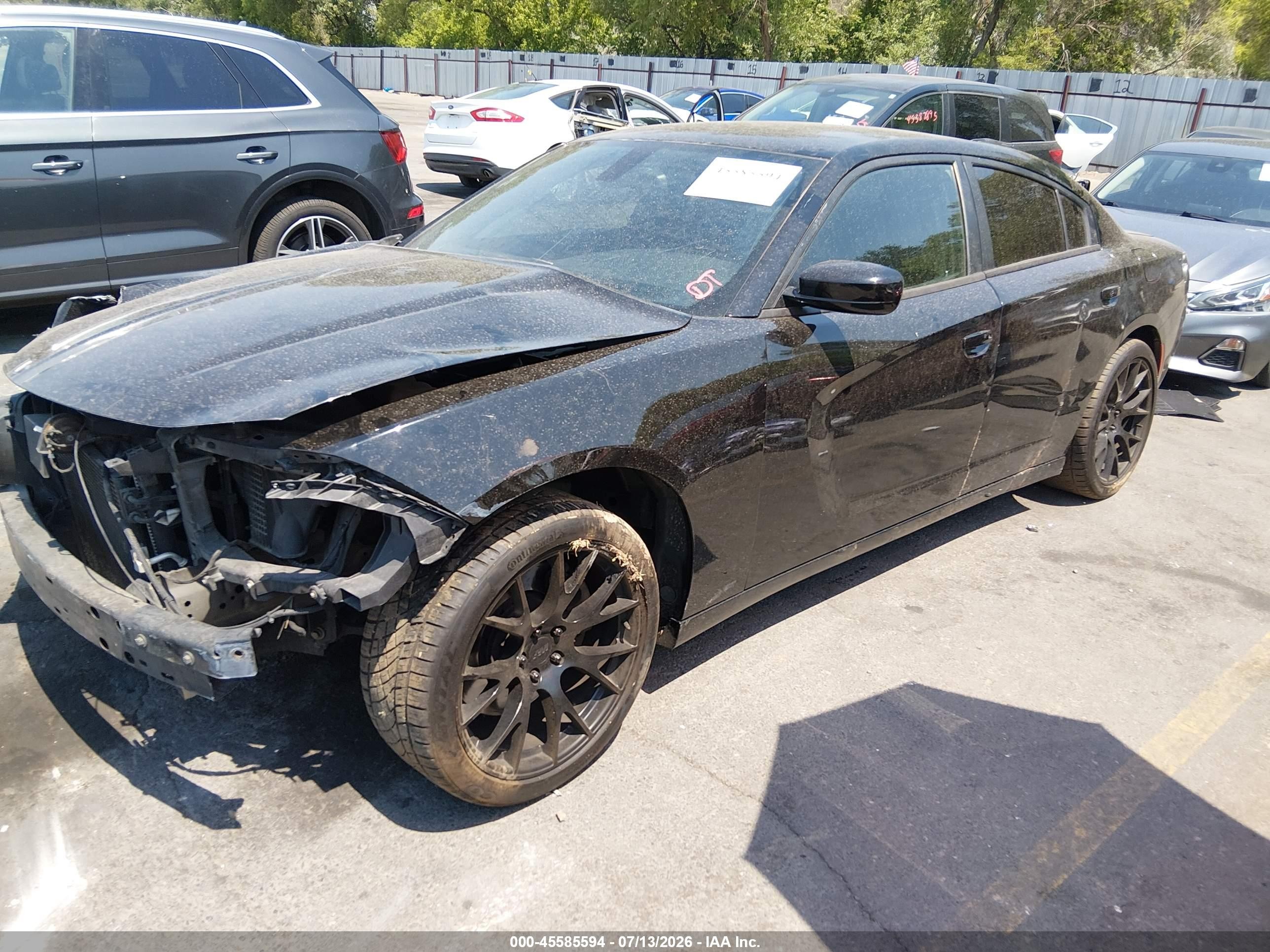 2015 Dodge Charger Police Black vin: 2C3CDXAT7FH927539