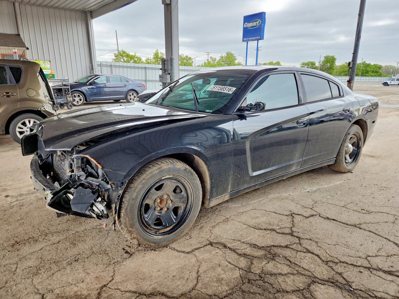 2013 Dodge Charger Police Черный vin: 2C3CDXAT9DH694986