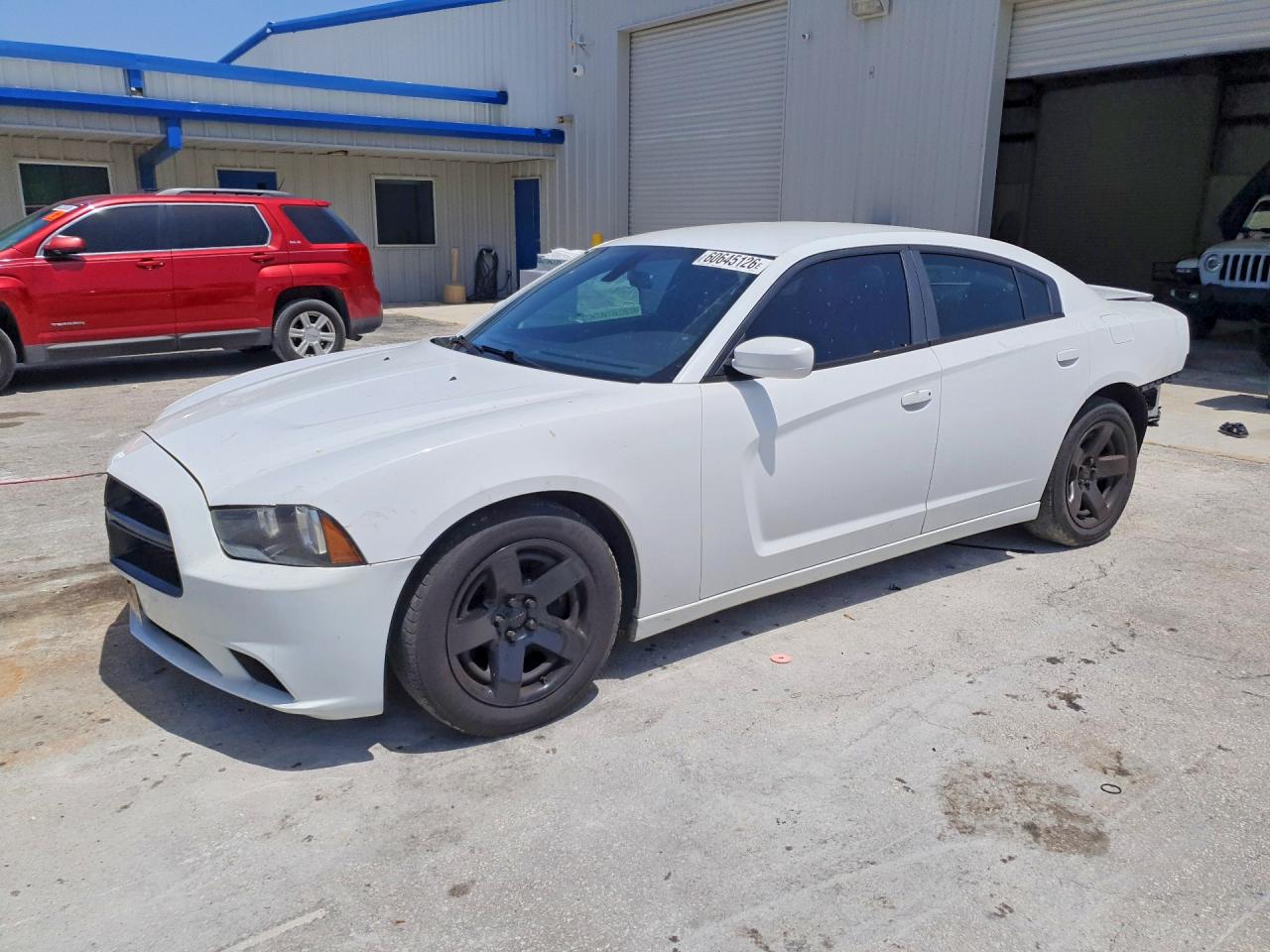 2013 Dodge Charger Police White vin: 2C3CDXAT9DH706909