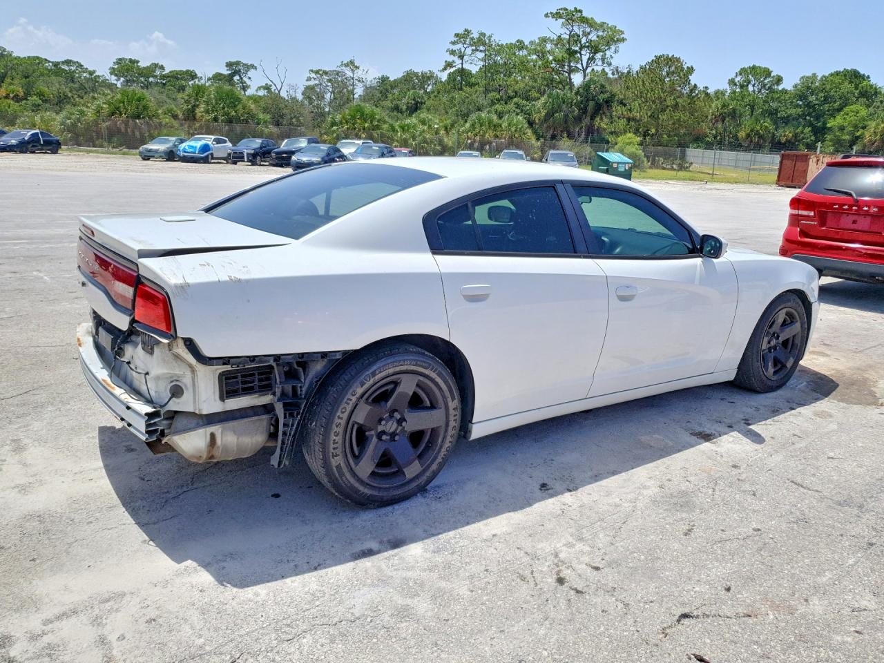 2013 Dodge Charger Police White vin: 2C3CDXAT9DH706909