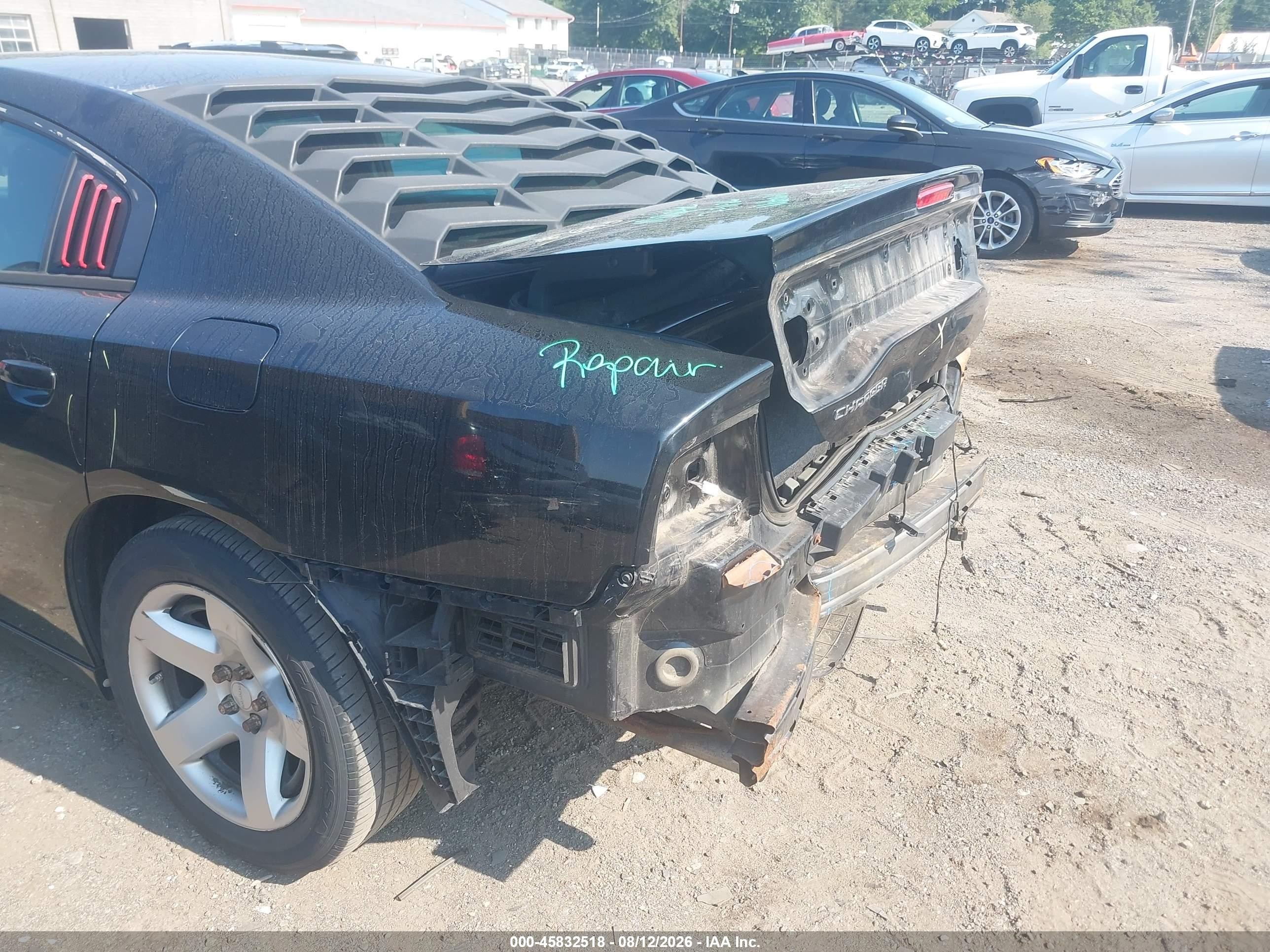 2013 Dodge Charger Police Black vin: 2C3CDXAT9DH722401