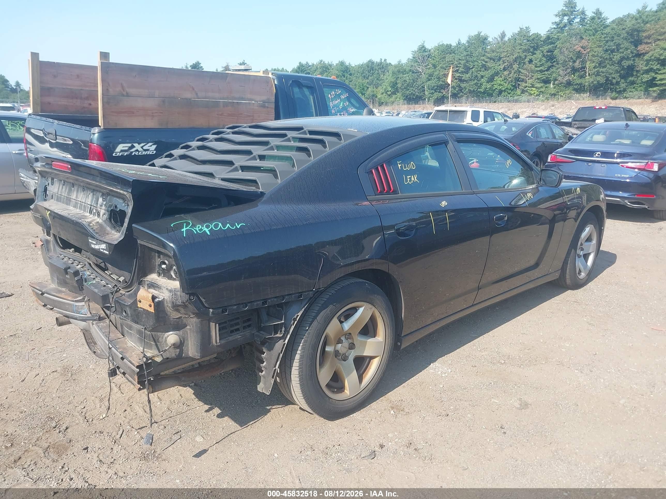 2013 Dodge Charger Police Black vin: 2C3CDXAT9DH722401
