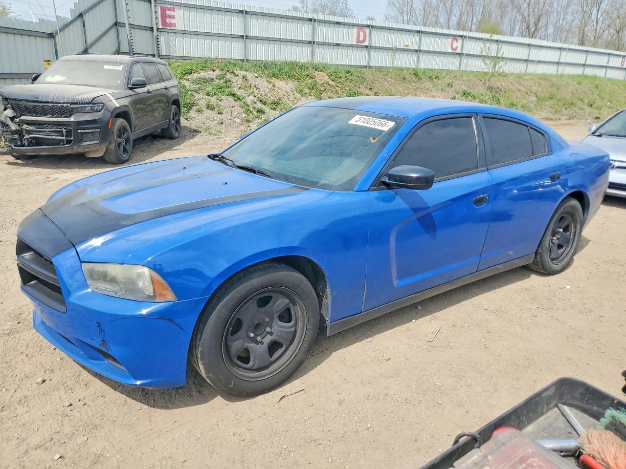 2013 Dodge Charger Police Blue vin: 2C3CDXAT9DH740753