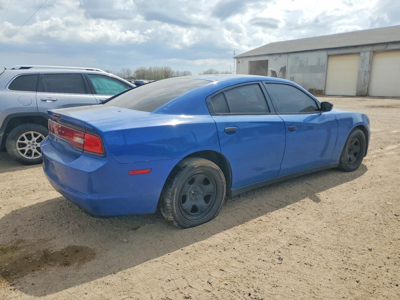 2013 Dodge Charger Police Blue vin: 2C3CDXAT9DH740753