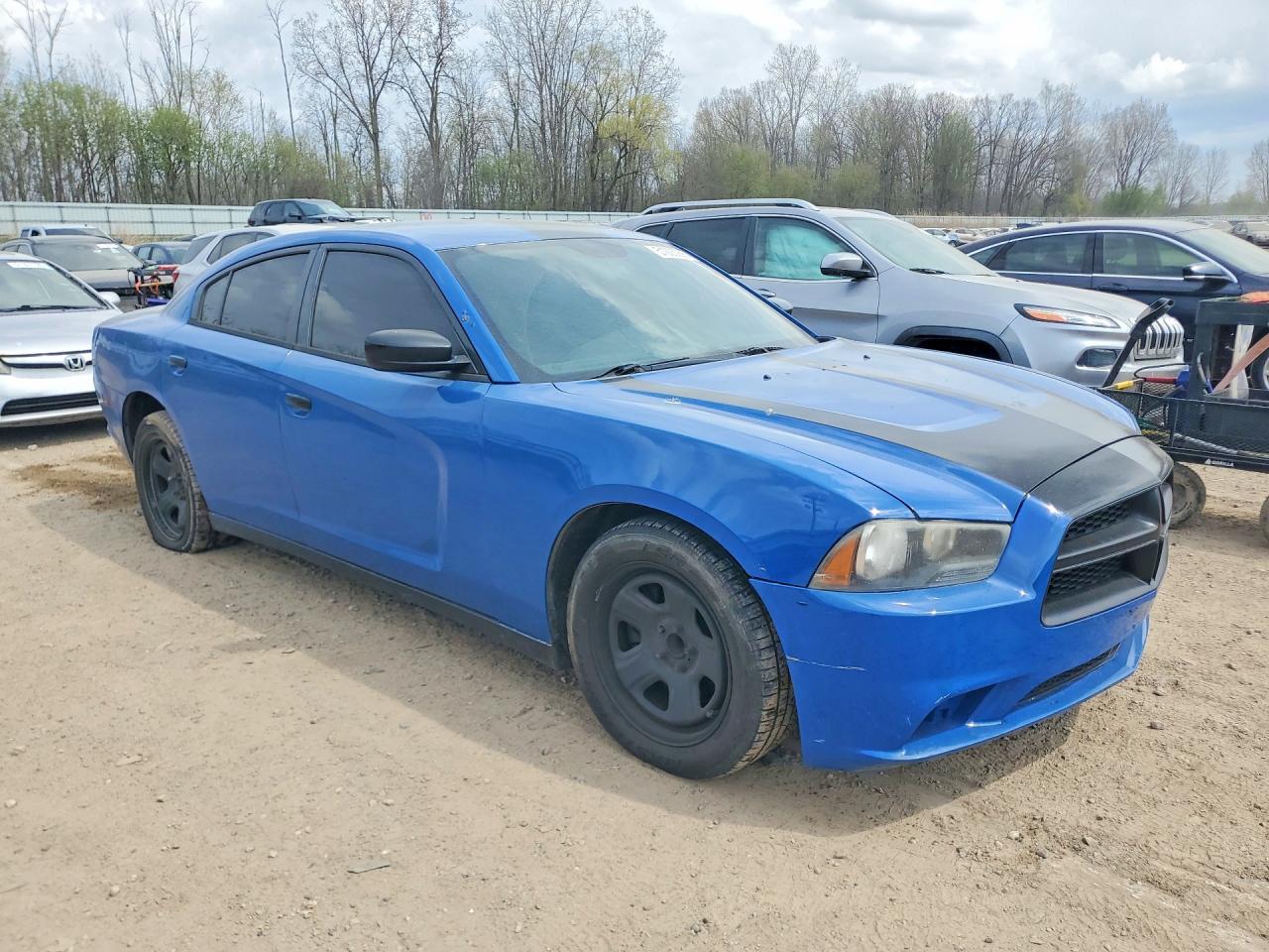 2013 Dodge Charger Police Blue vin: 2C3CDXAT9DH740753