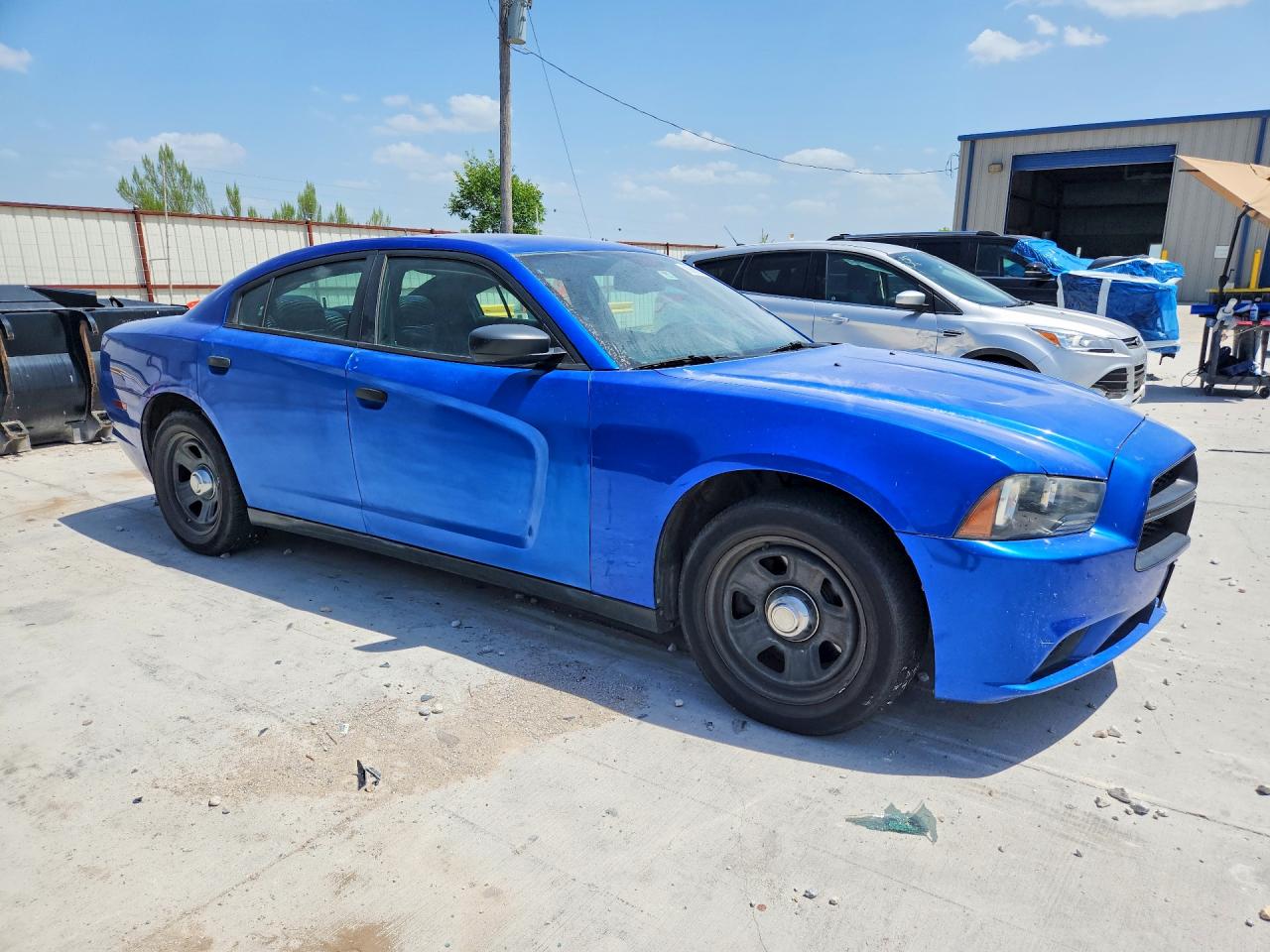 2014 Dodge Charger Police Blue vin: 2C3CDXAT9EH220327