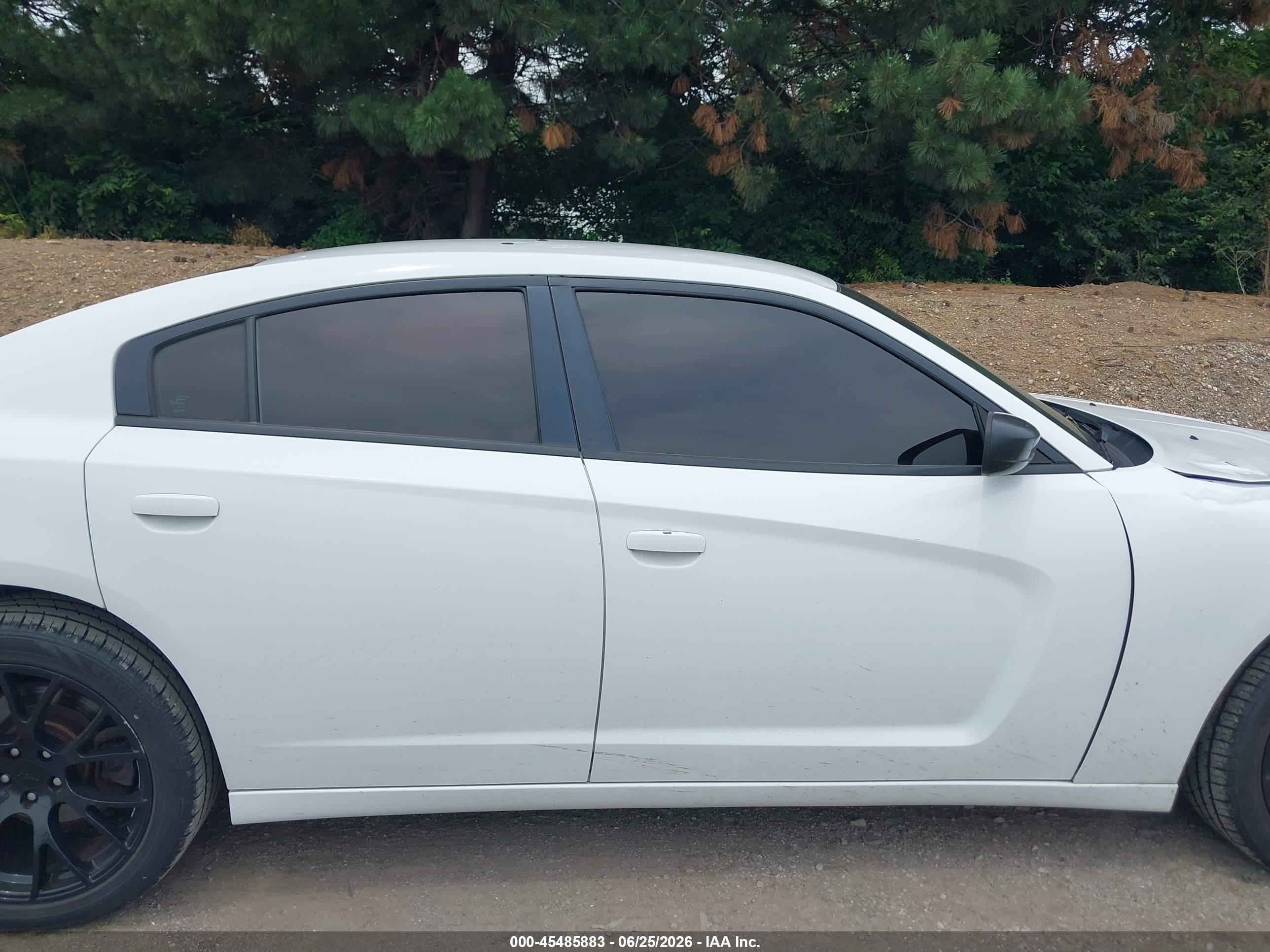 2014 Dodge Charger Police White vin: 2C3CDXAT9EH348471