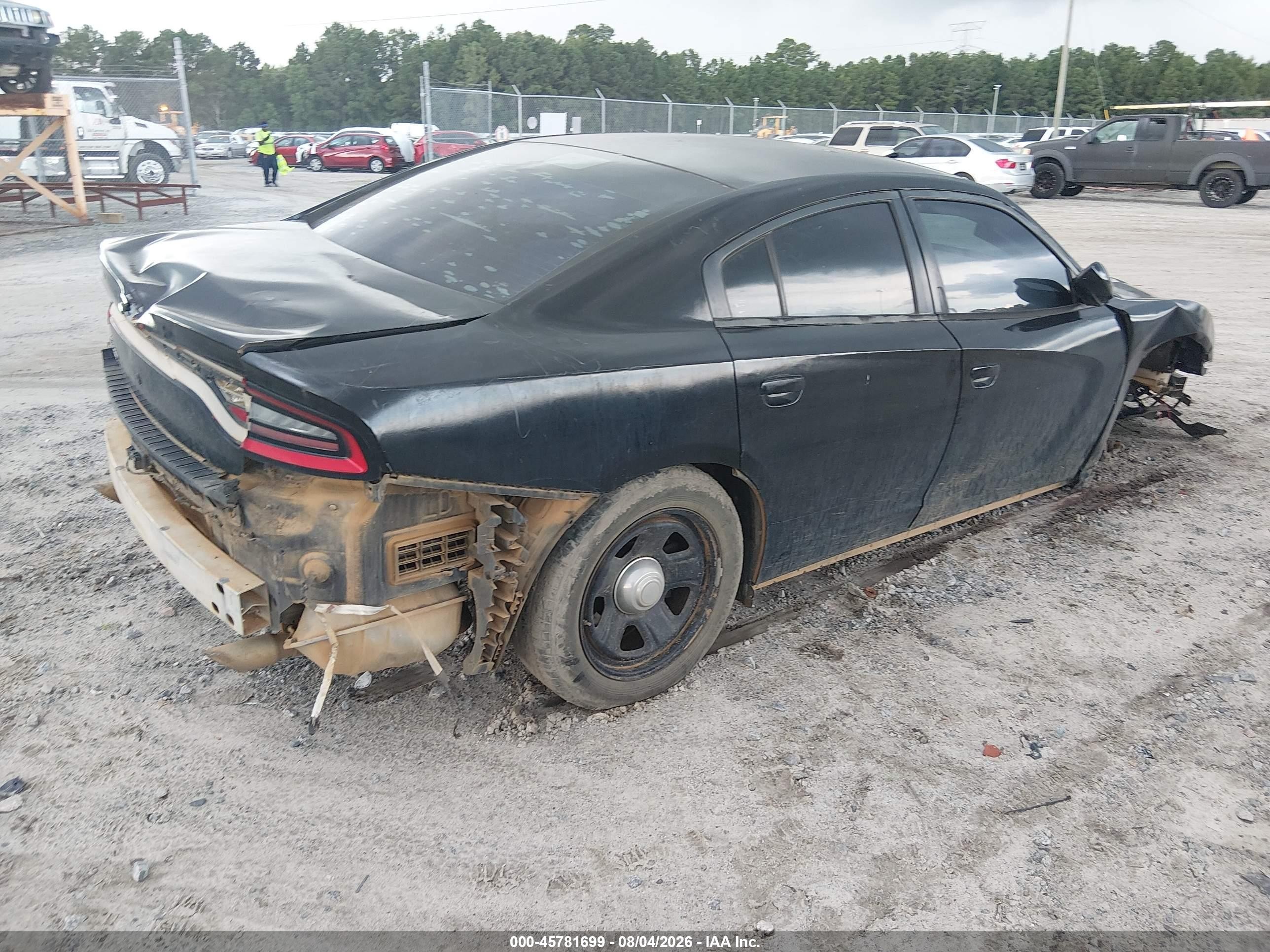 2015 Dodge Charger Police Black vin: 2C3CDXAT9FH871331