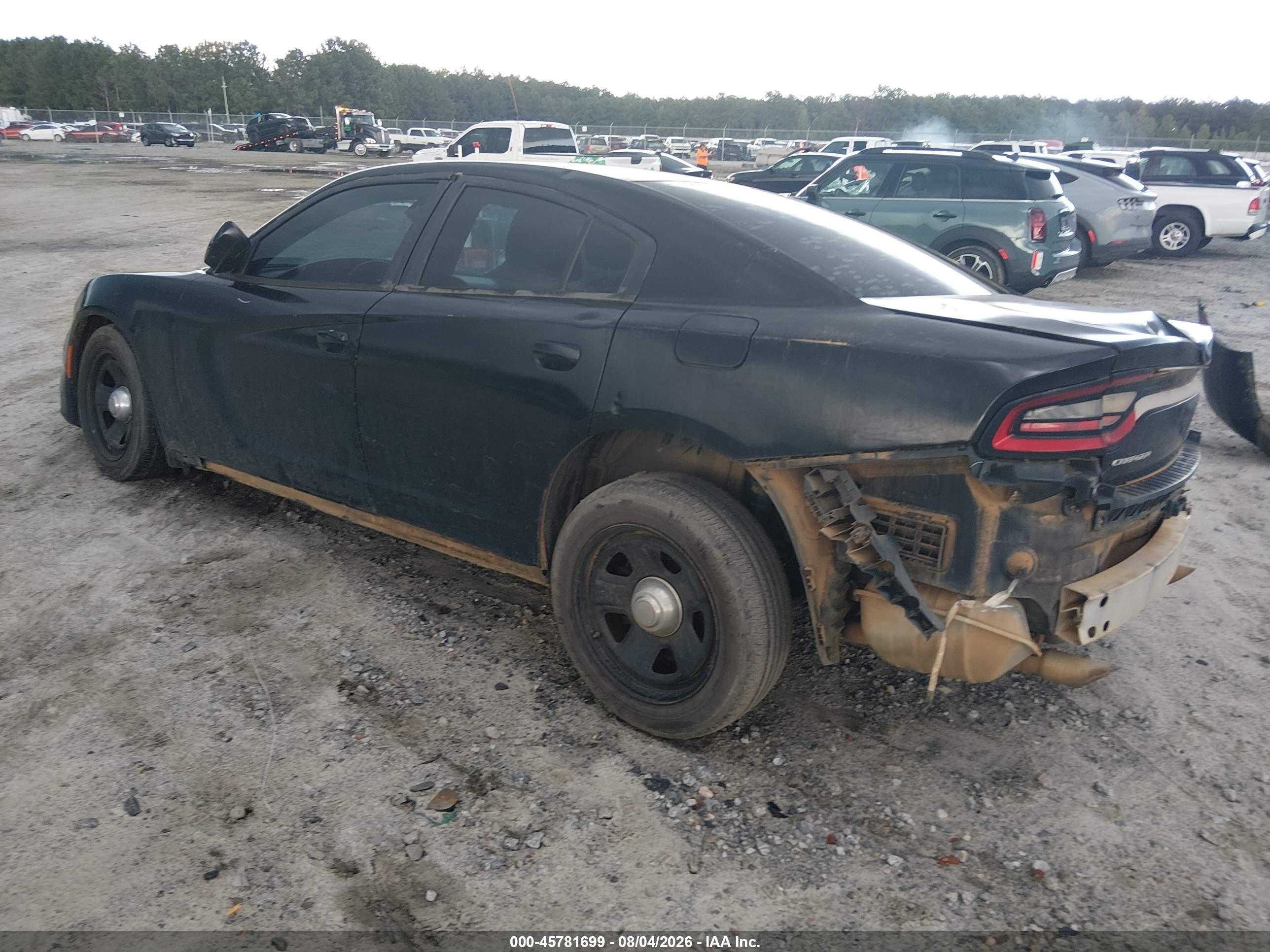 2015 Dodge Charger Police Black vin: 2C3CDXAT9FH871331