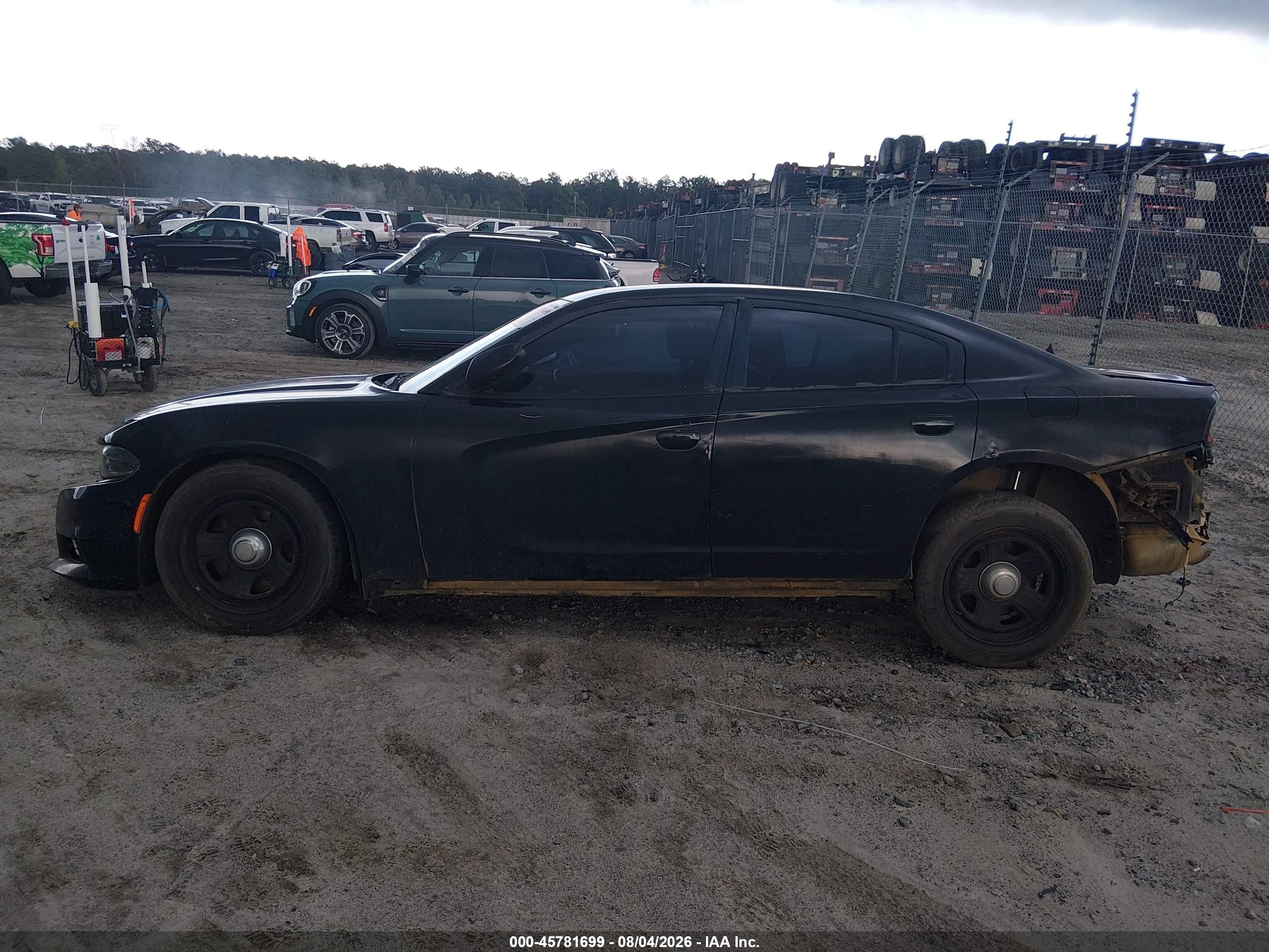 2015 Dodge Charger Police Black vin: 2C3CDXAT9FH871331