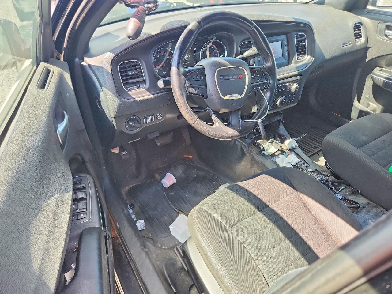 2017 Dodge Charger Police Black vin: 2C3CDXAT9HH630498