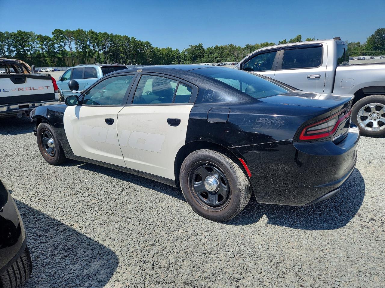 2017 Dodge Charger Police Black vin: 2C3CDXAT9HH630498