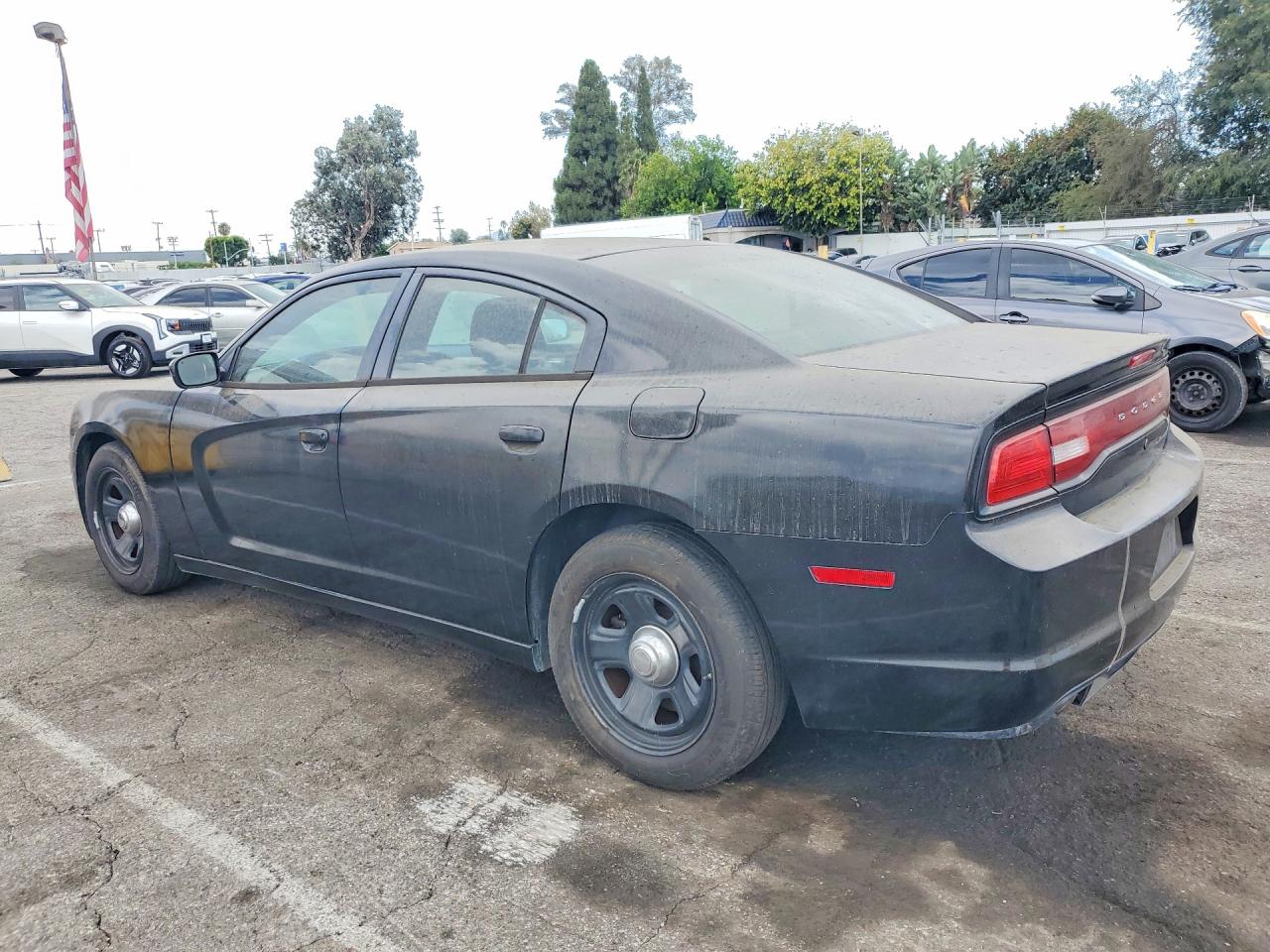 2014 Dodge Charger Police Black vin: 2C3CDXATXEH191047