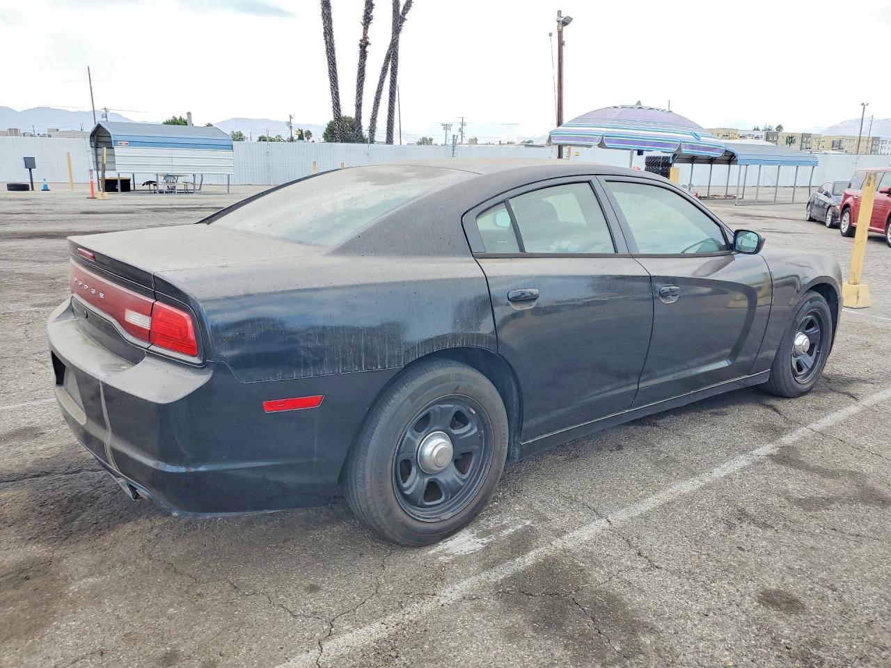 2014 Dodge Charger Police Black vin: 2C3CDXATXEH191047