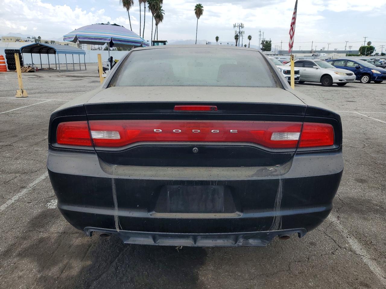 2014 Dodge Charger Police Black vin: 2C3CDXATXEH191047