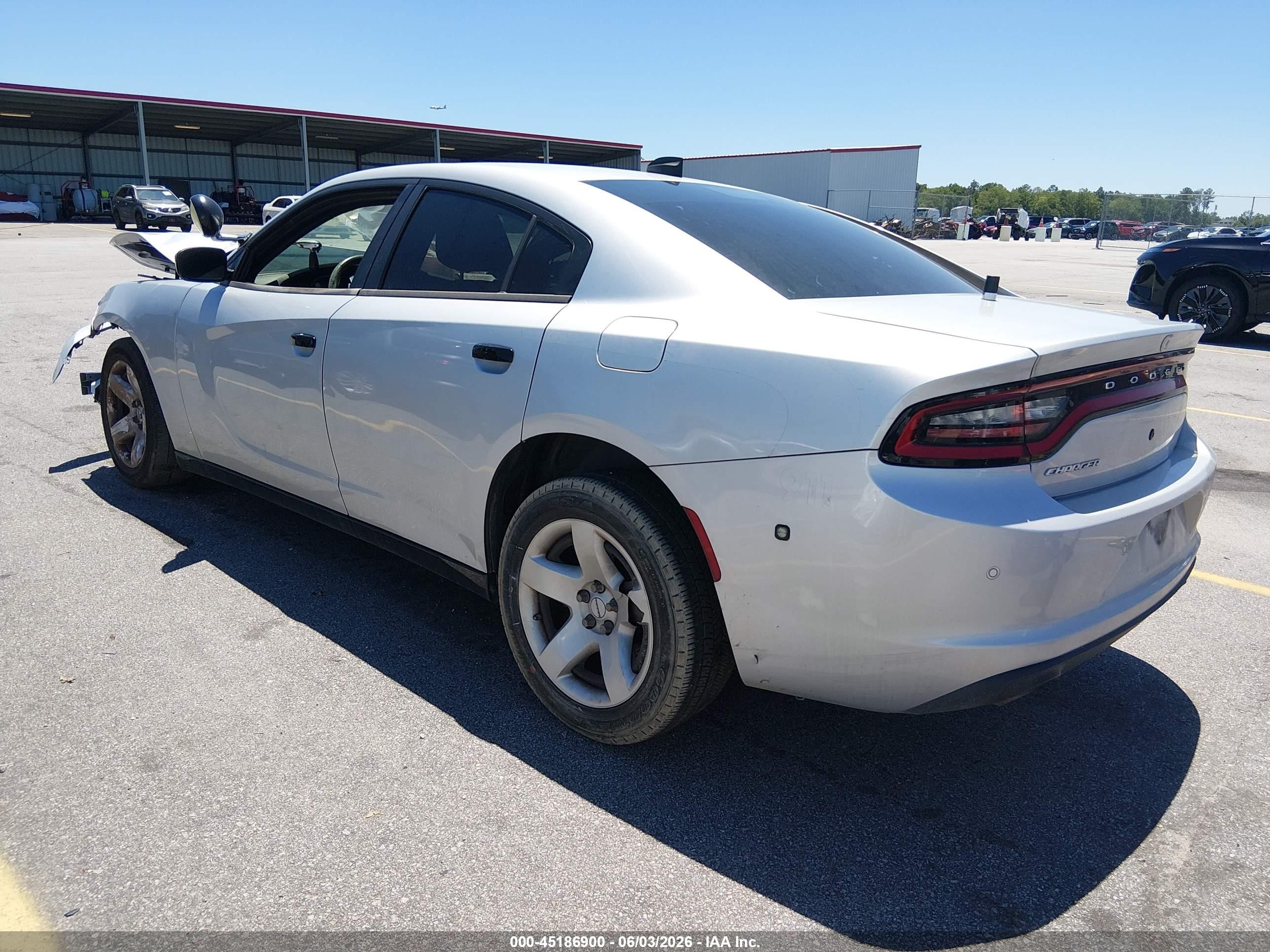 2021 Dodge Charger Police Rwd Silver vin: 2C3CDXATXMH625109