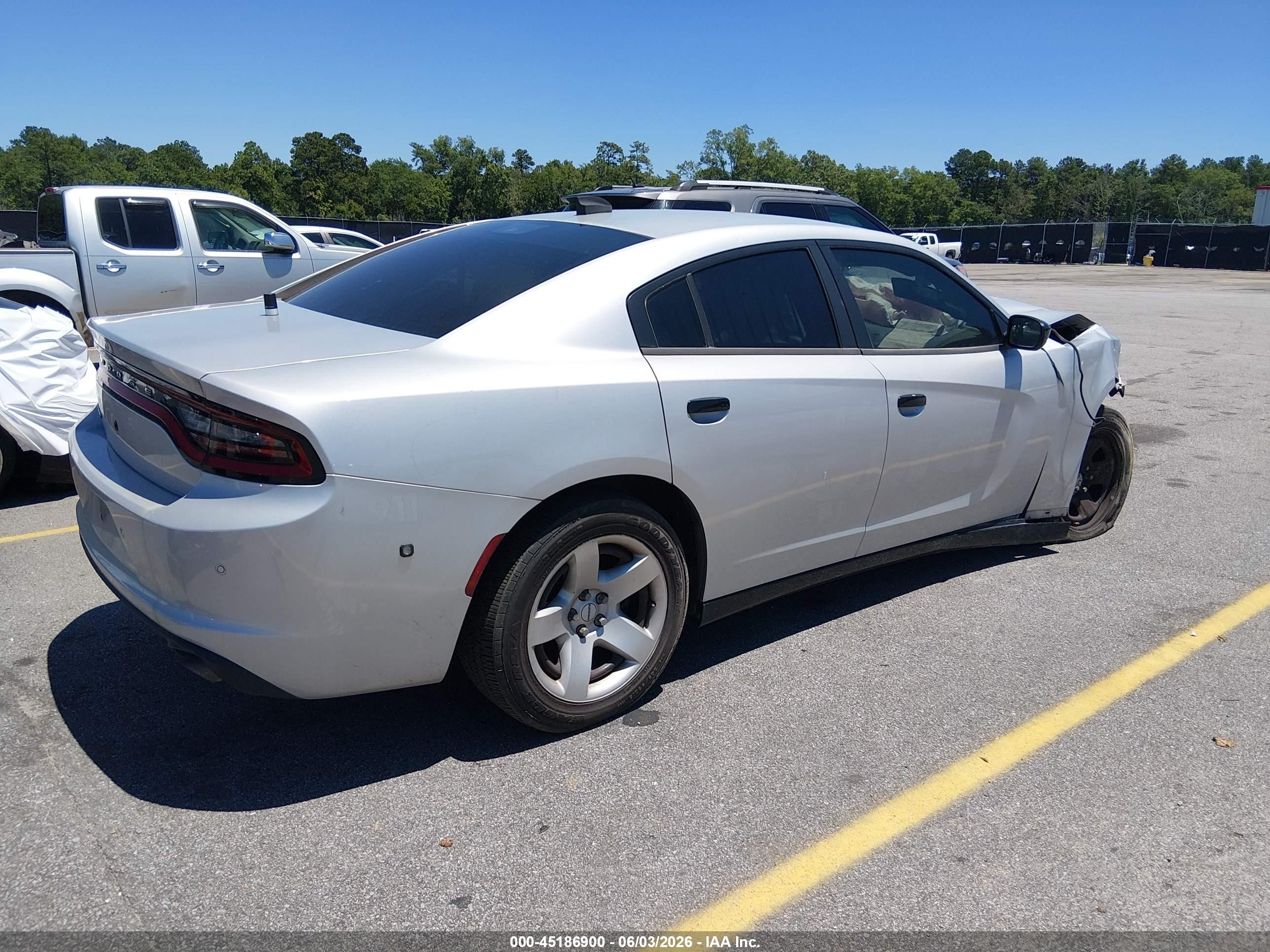2021 Dodge Charger Police Rwd Silver vin: 2C3CDXATXMH625109
