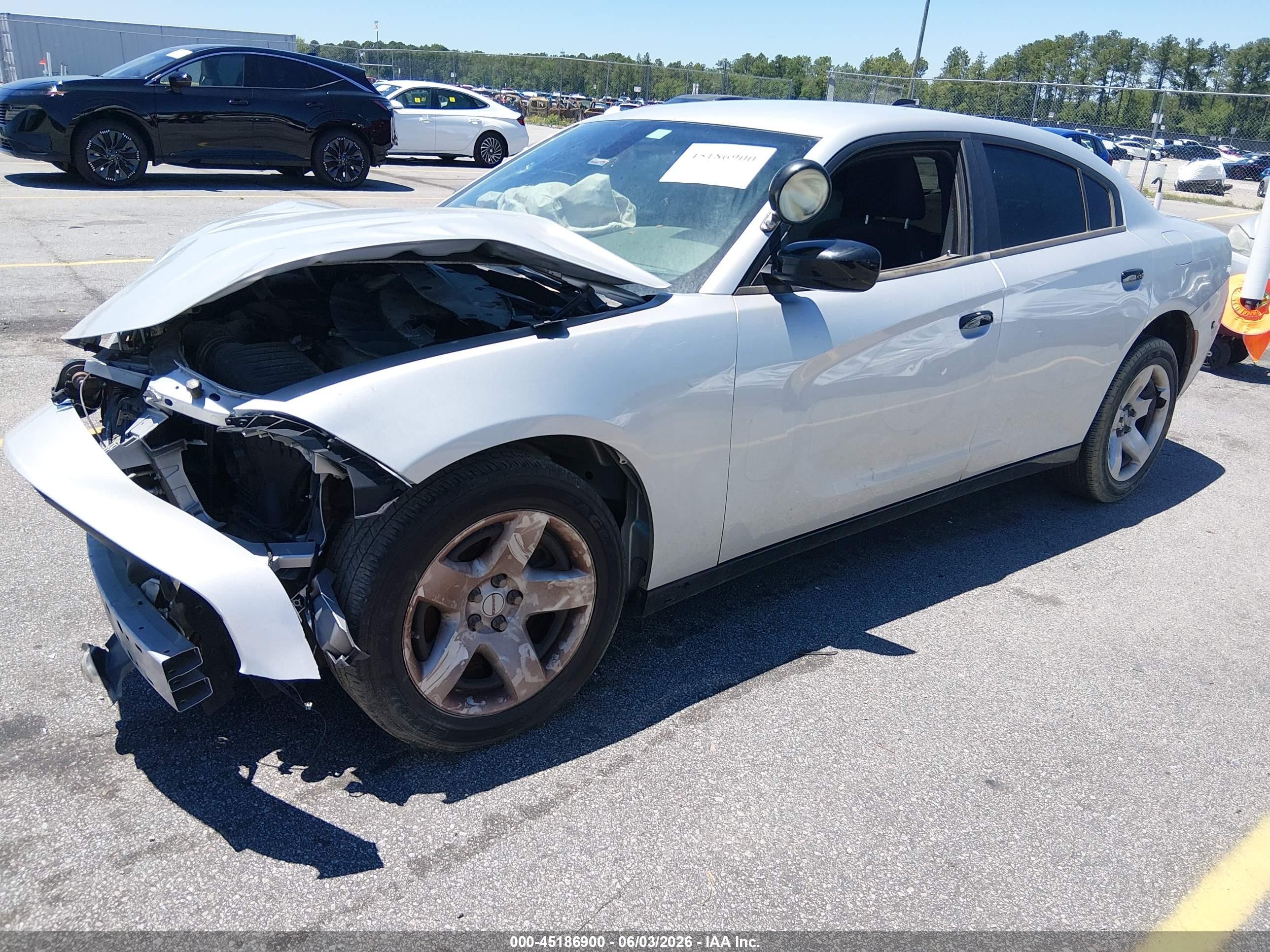 2021 Dodge Charger Police Rwd Silver vin: 2C3CDXATXMH625109