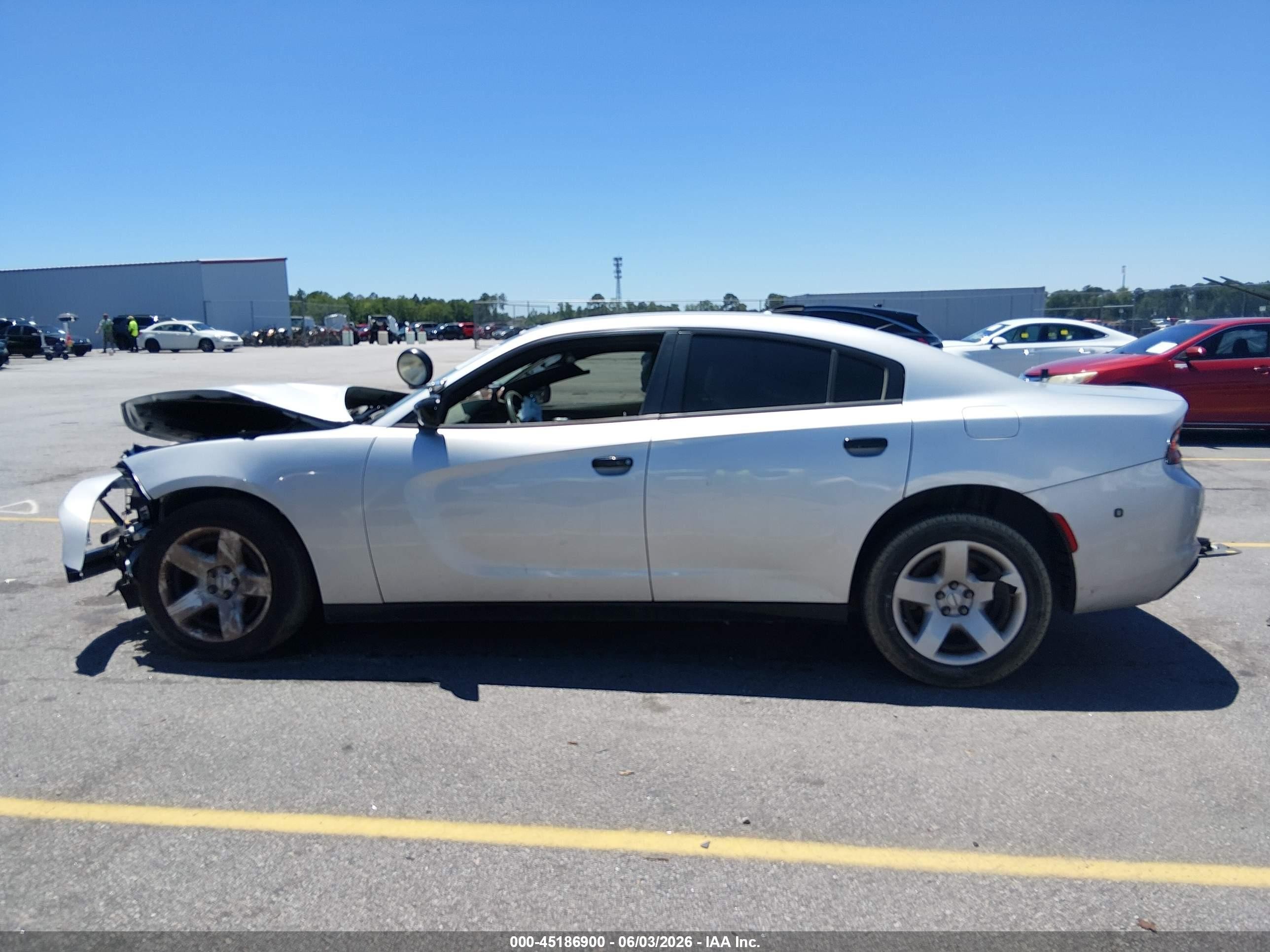 2021 Dodge Charger Police Rwd Silver vin: 2C3CDXATXMH625109