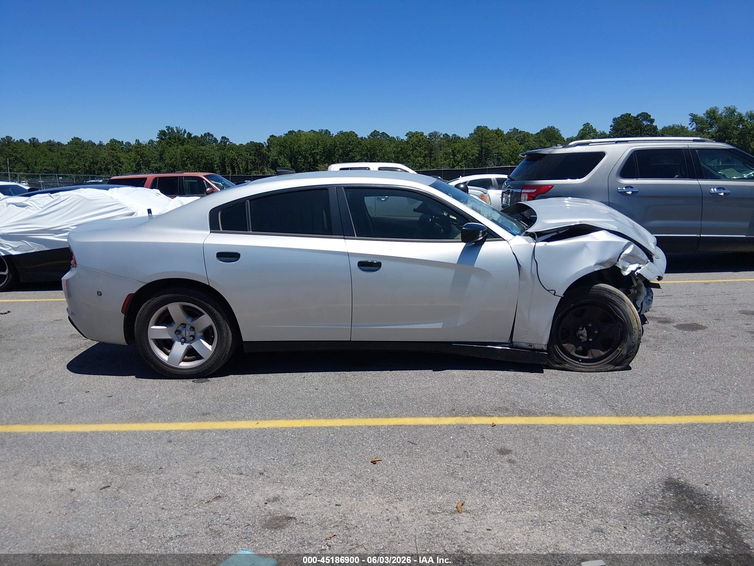 2021 Dodge Charger Police Rwd Silver vin: 2C3CDXATXMH625109