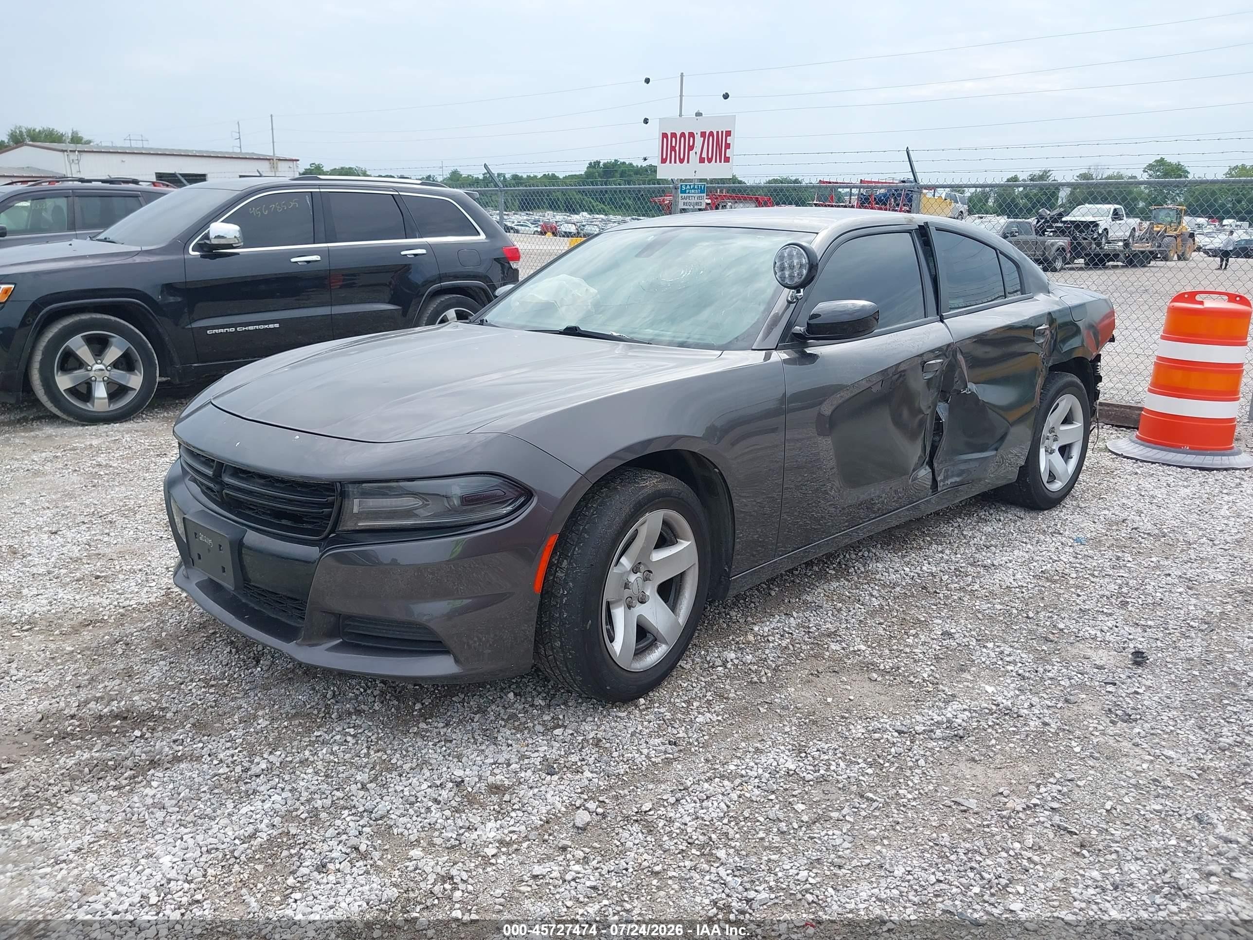 2021 Dodge Charger Police Rwd Черный vin: 2C3CDXATXMH625157