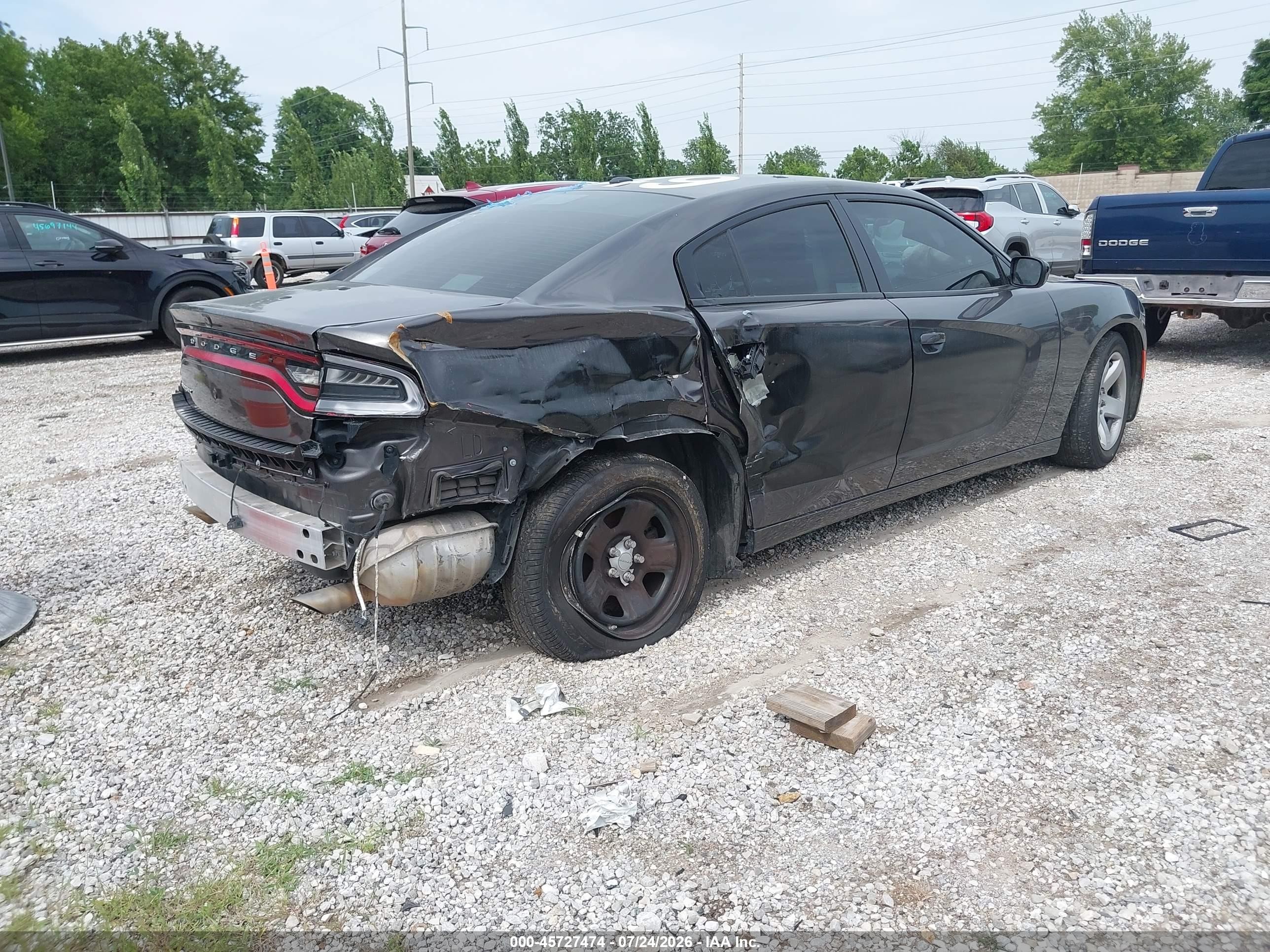 2021 Dodge Charger Police Rwd Черный vin: 2C3CDXATXMH625157