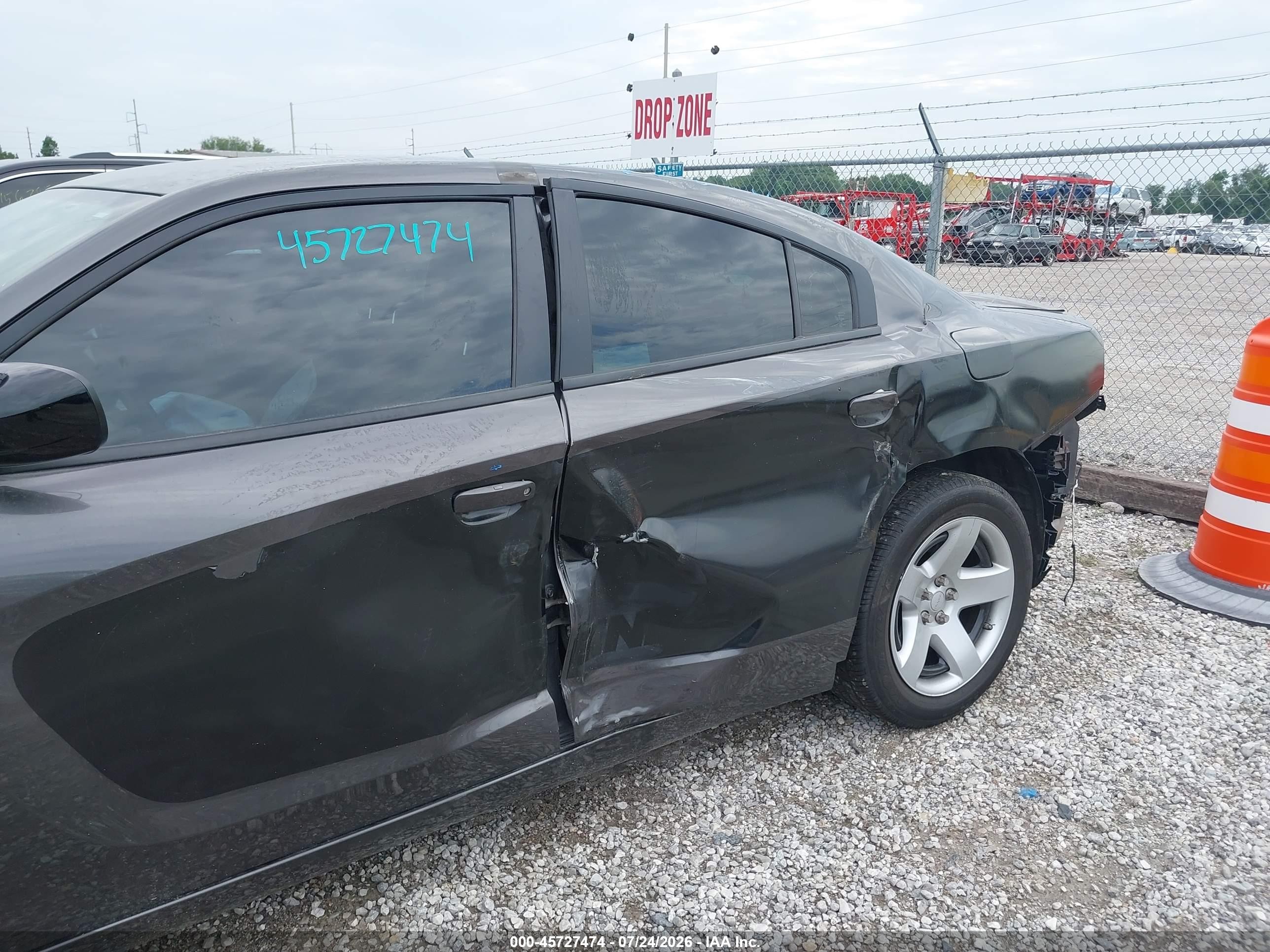 2021 Dodge Charger Police Rwd Черный vin: 2C3CDXATXMH625157
