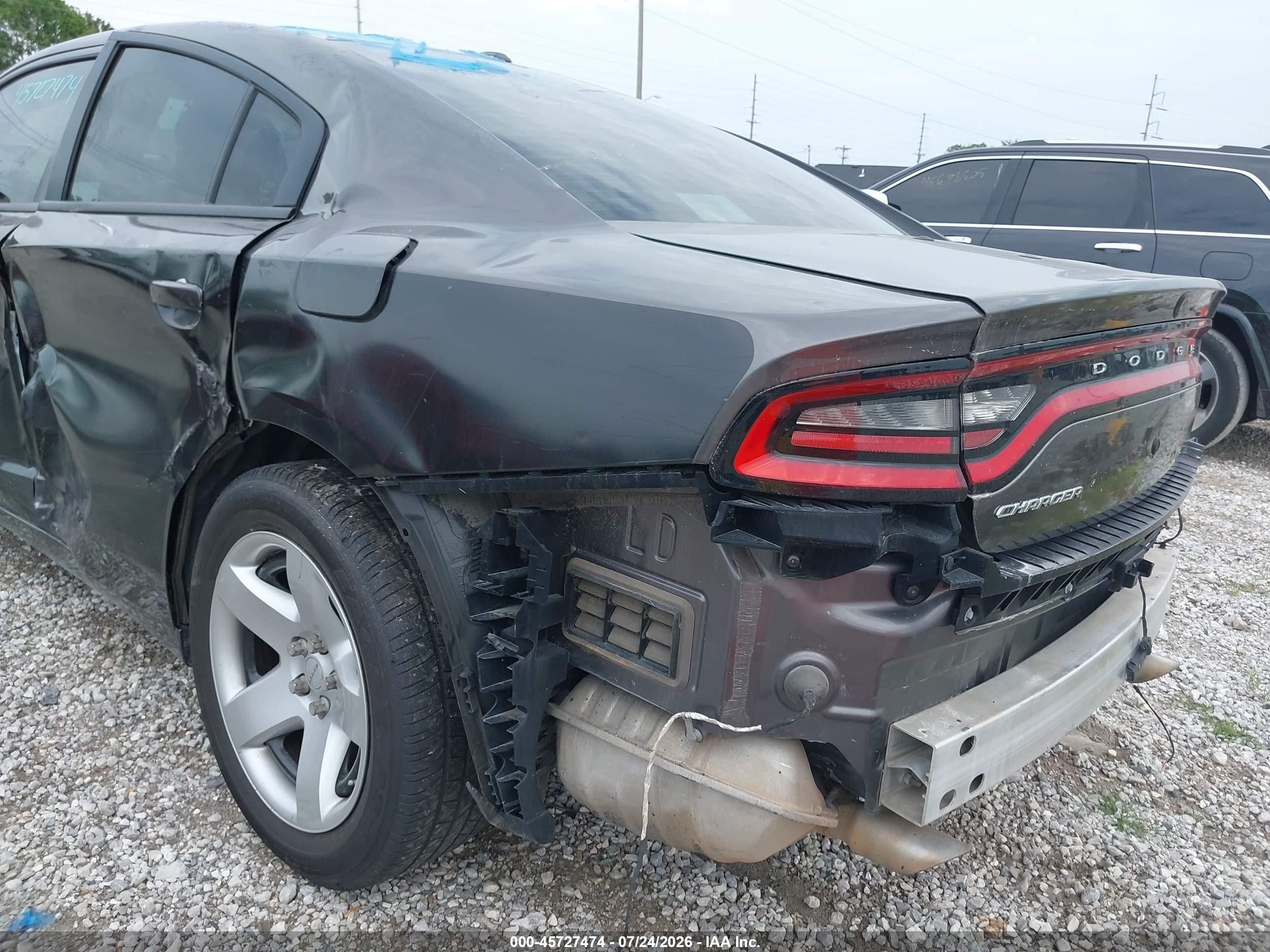 2021 Dodge Charger Police Rwd Черный vin: 2C3CDXATXMH625157