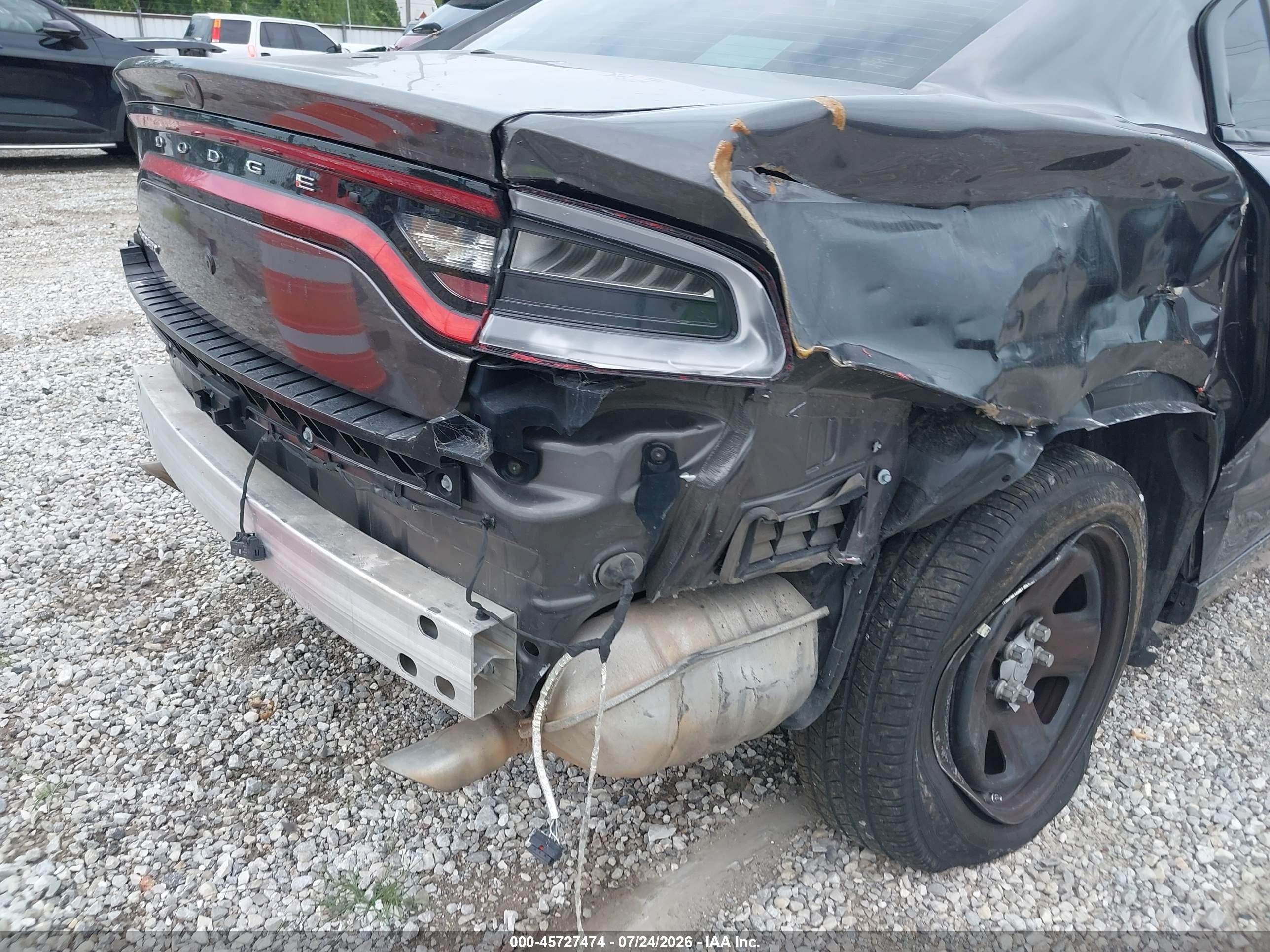 2021 Dodge Charger Police Rwd Черный vin: 2C3CDXATXMH625157