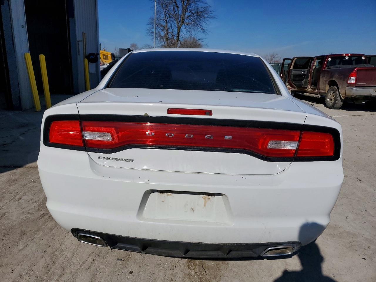 2012 Dodge Charger Se White vin: 2C3CDXBG0CH111480
