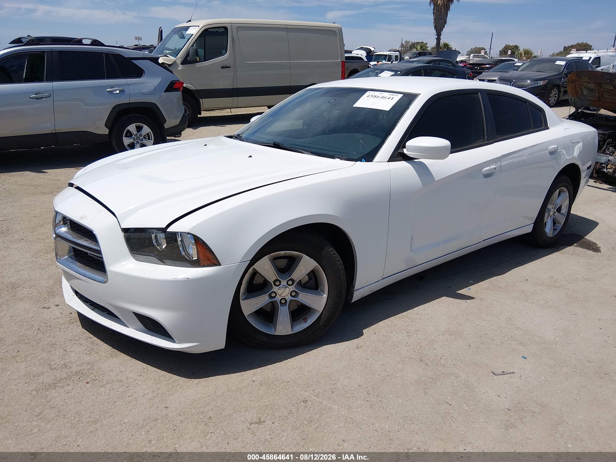 2012 Dodge Charger Se White vin: 2C3CDXBG0CH270645