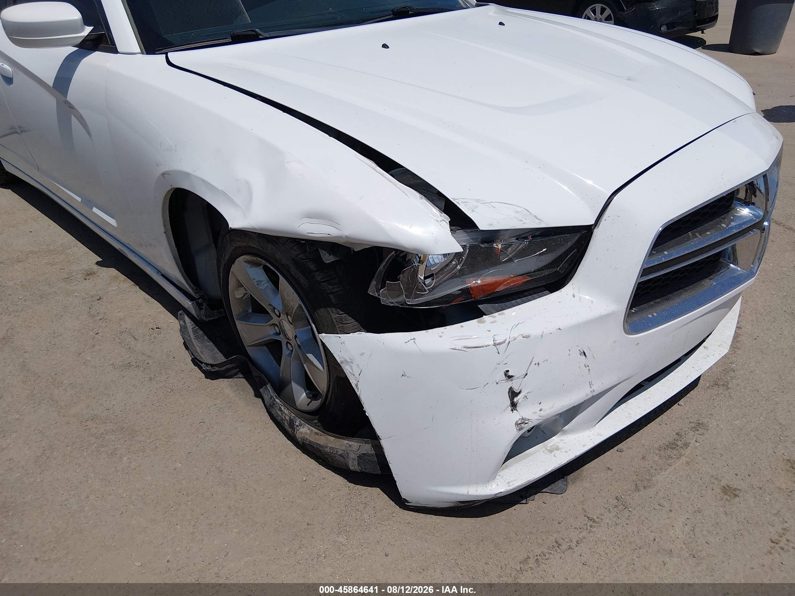 2012 Dodge Charger Se White vin: 2C3CDXBG0CH270645