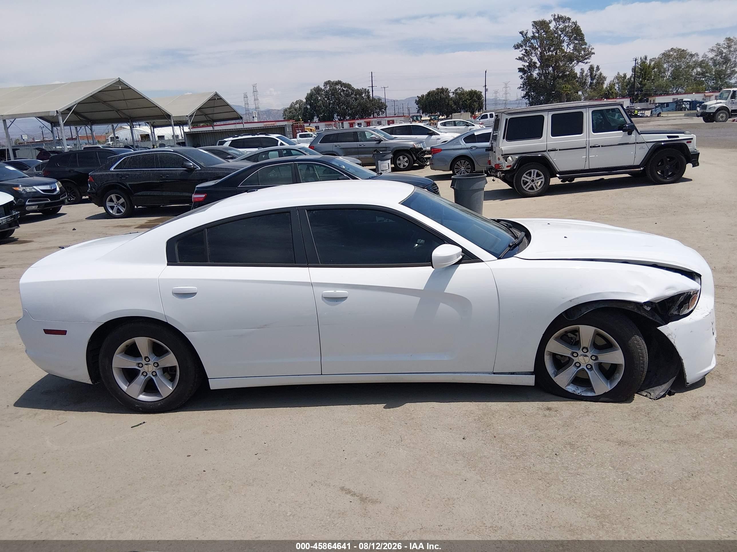 2012 Dodge Charger Se White vin: 2C3CDXBG0CH270645
