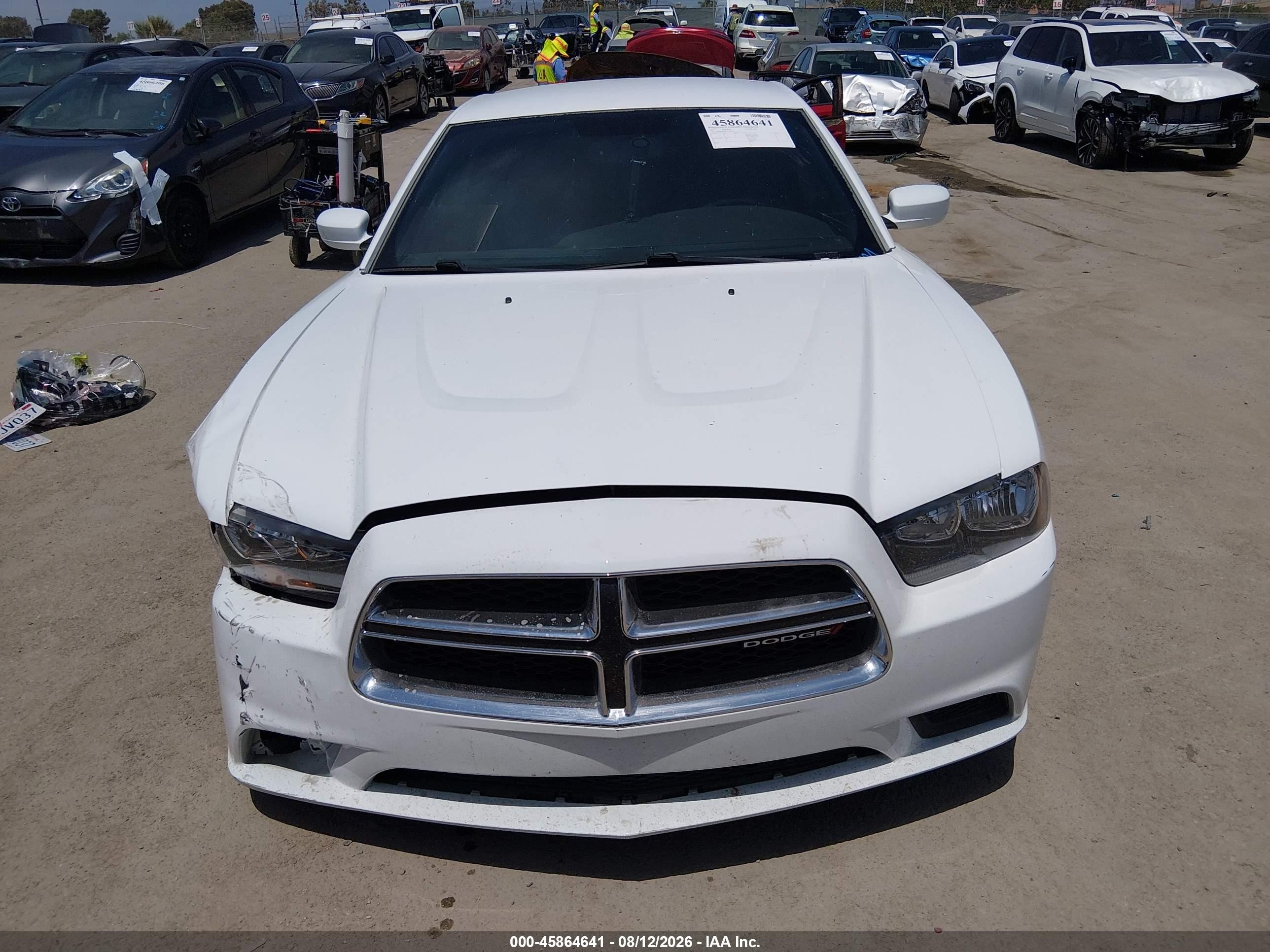 2012 Dodge Charger Se White vin: 2C3CDXBG0CH270645