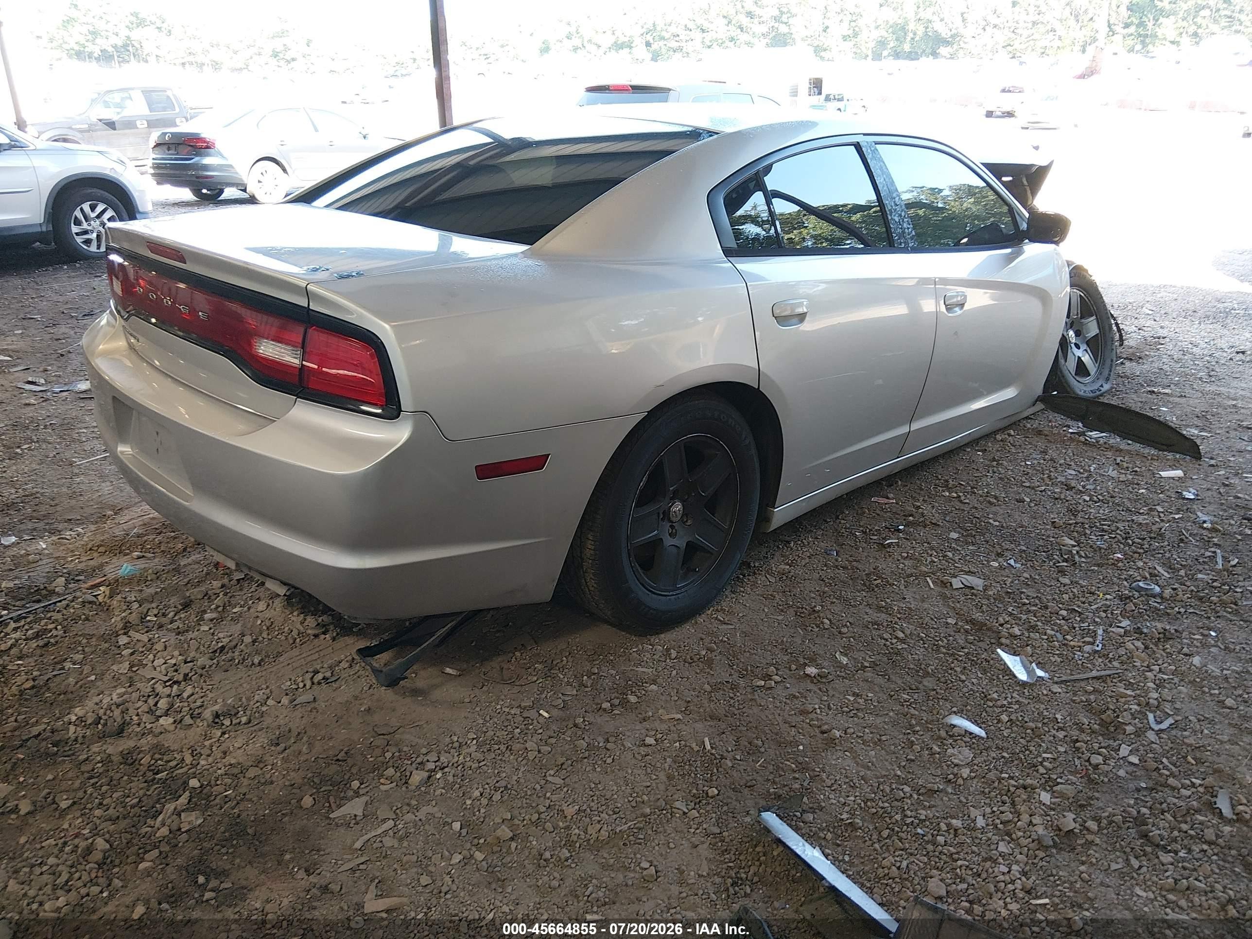 2012 Dodge Charger Se Silver vin: 2C3CDXBG0CH295450