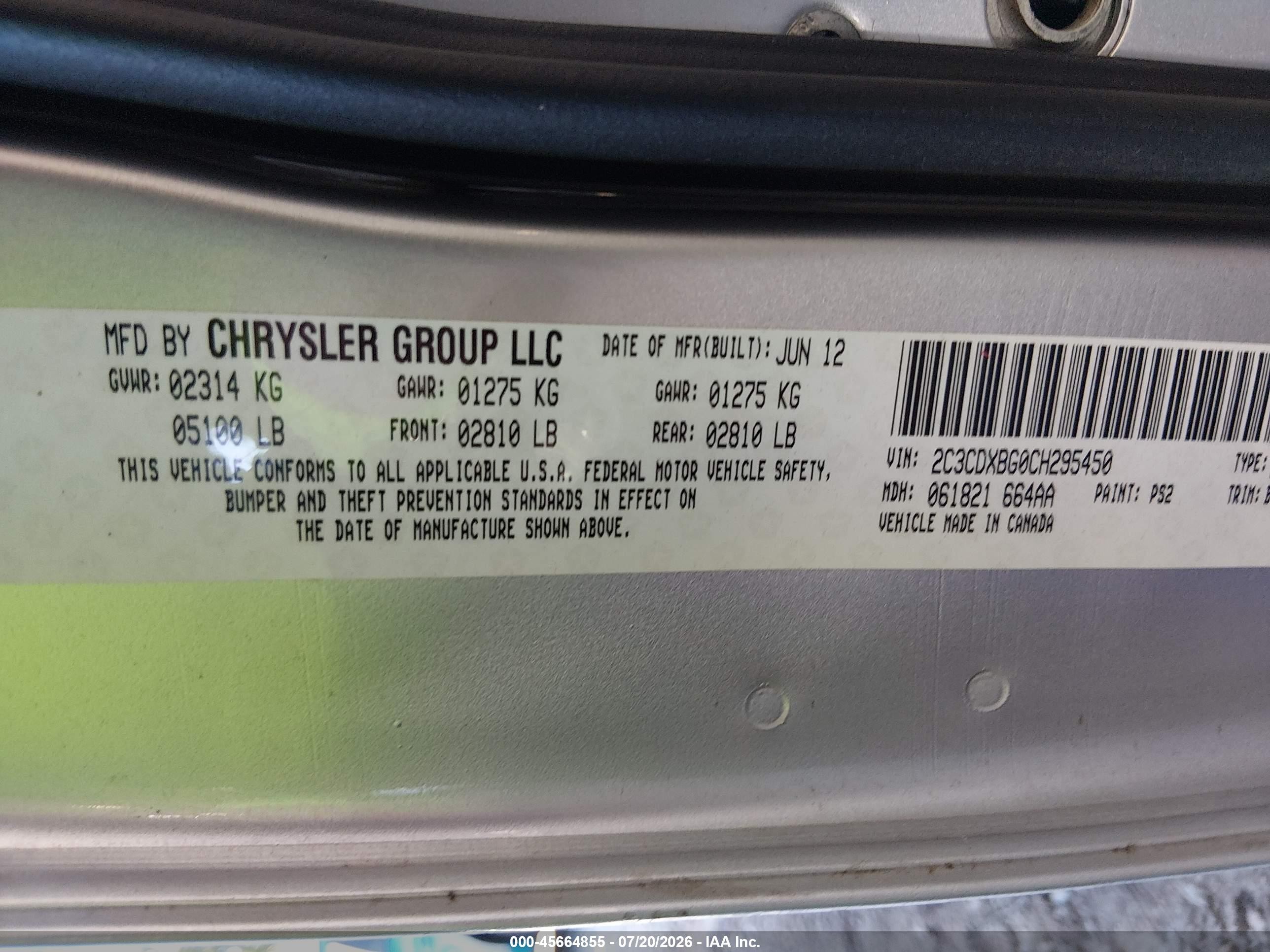 2012 Dodge Charger Se Silver vin: 2C3CDXBG0CH295450